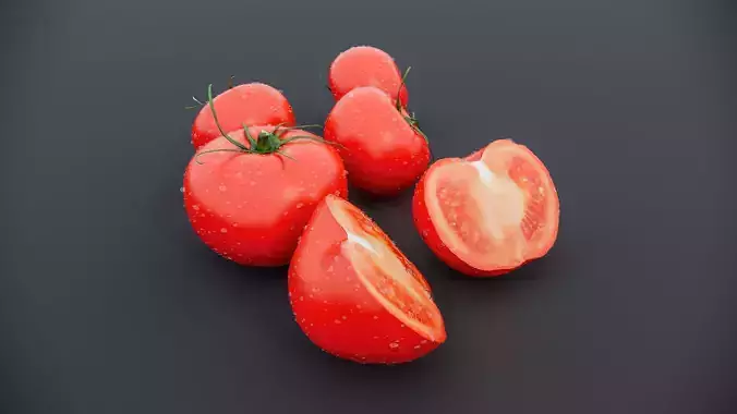 Tomatos Fresh 3D model