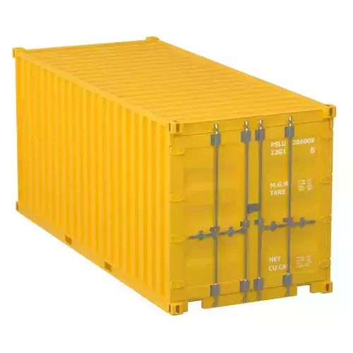 20 ft Container  Yellow