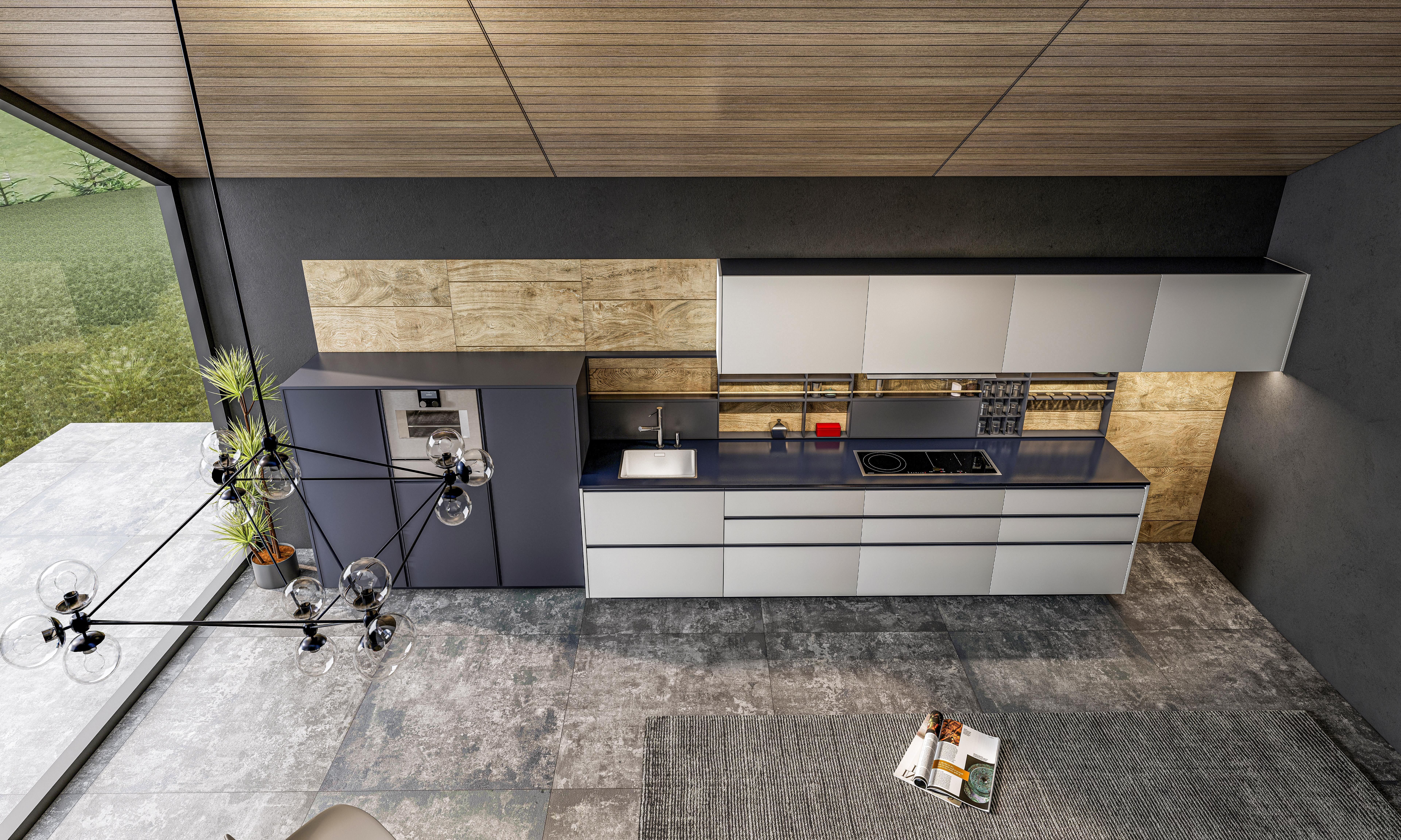 Kitchen Modern interior 0022 3D model_15