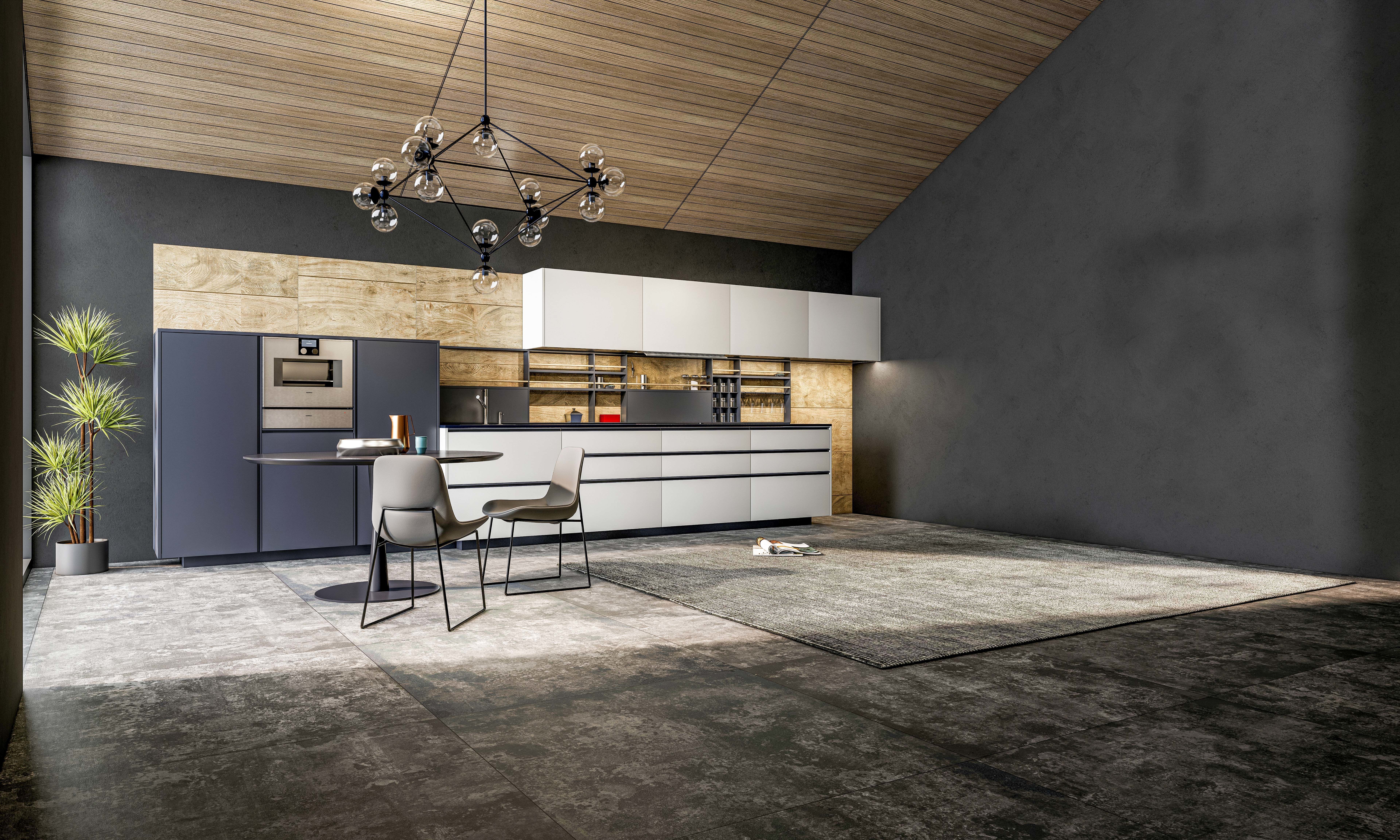 Kitchen Modern interior 0022 3D model_6