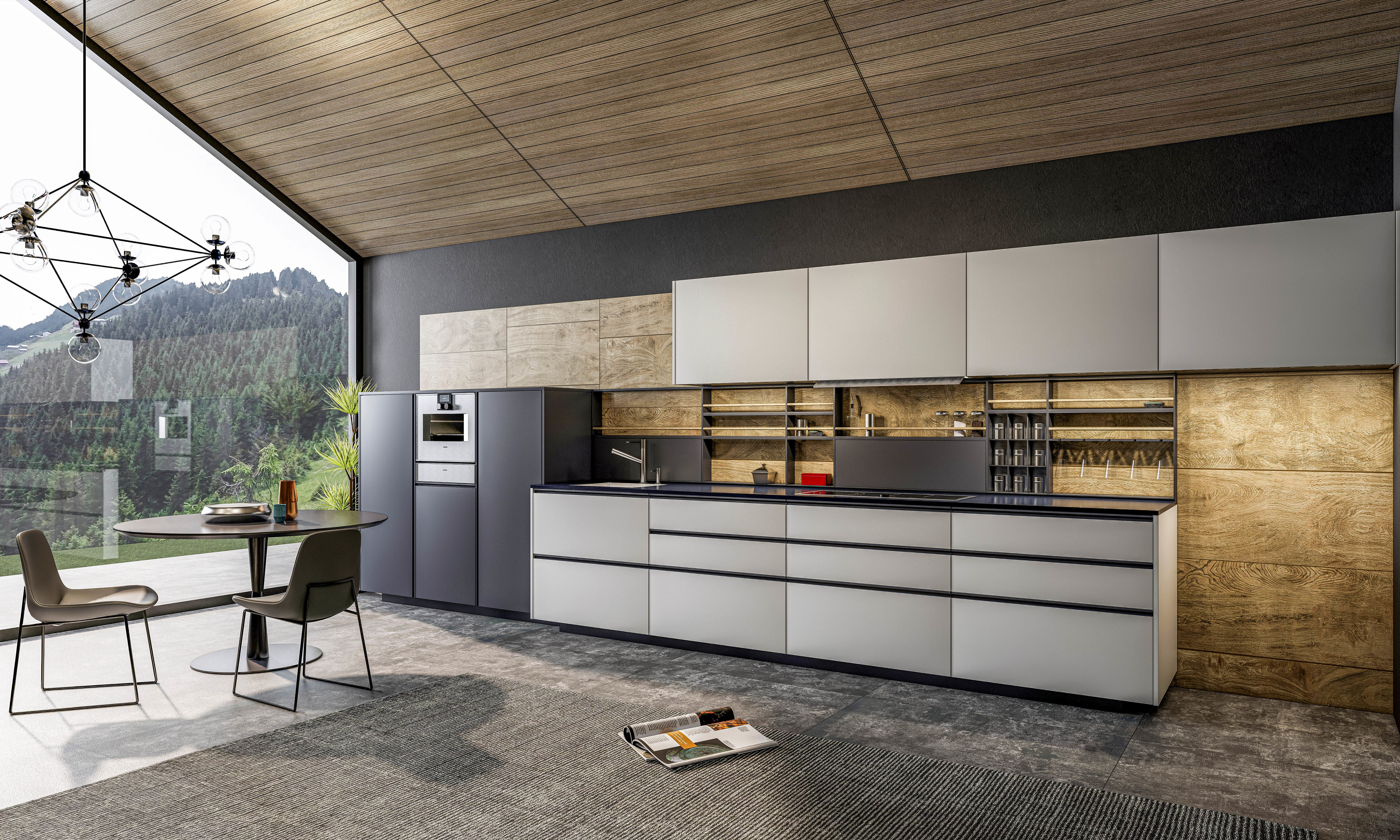 Kitchen Modern interior 0022 3D model_7