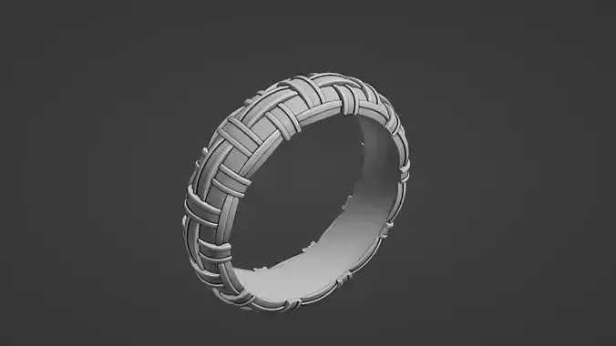 celtic knot ring band US size 7