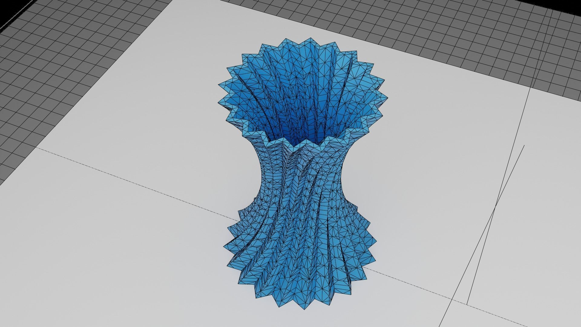 Zigzag wavy Vases 3D print model_11