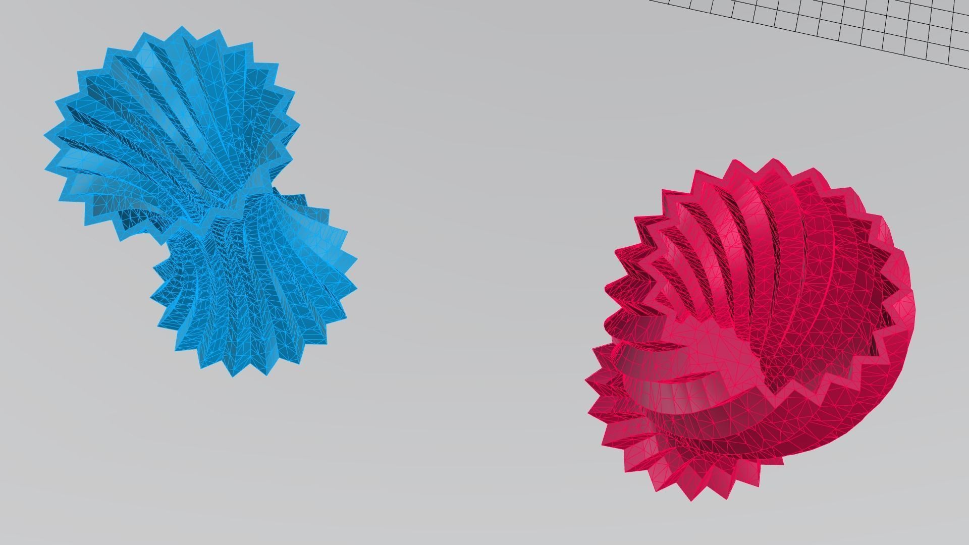 Zigzag wavy Vases 3D print model_31