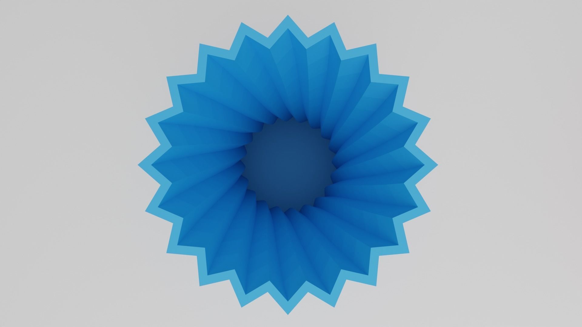 Zigzag wavy Vases 3D print model_14