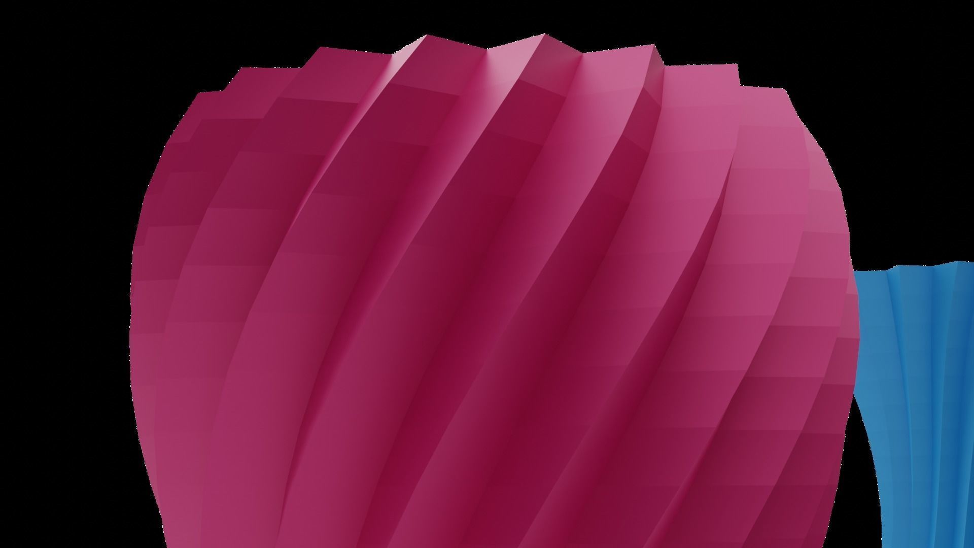 Zigzag wavy Vases 3D print model_23