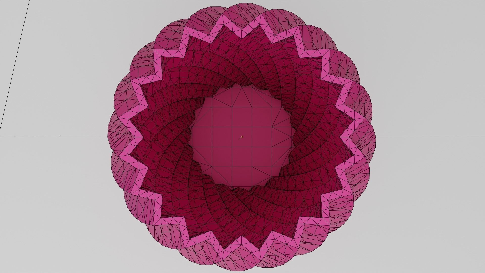 Zigzag wavy Vases 3D print model_13