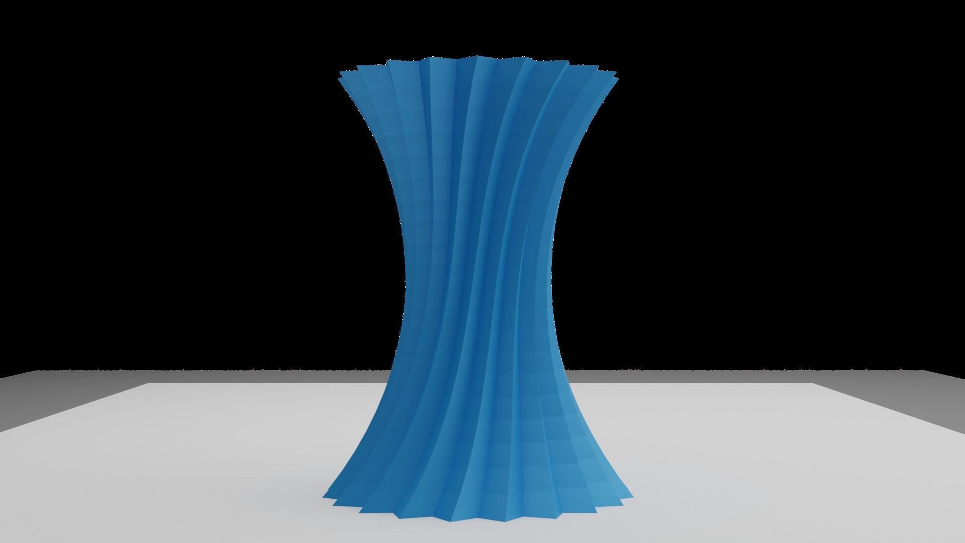 Zigzag wavy Vases 3D print model_7