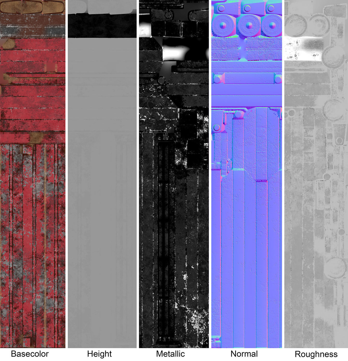 Ironwork Tools Rack 2 Low-poly 3D model_17