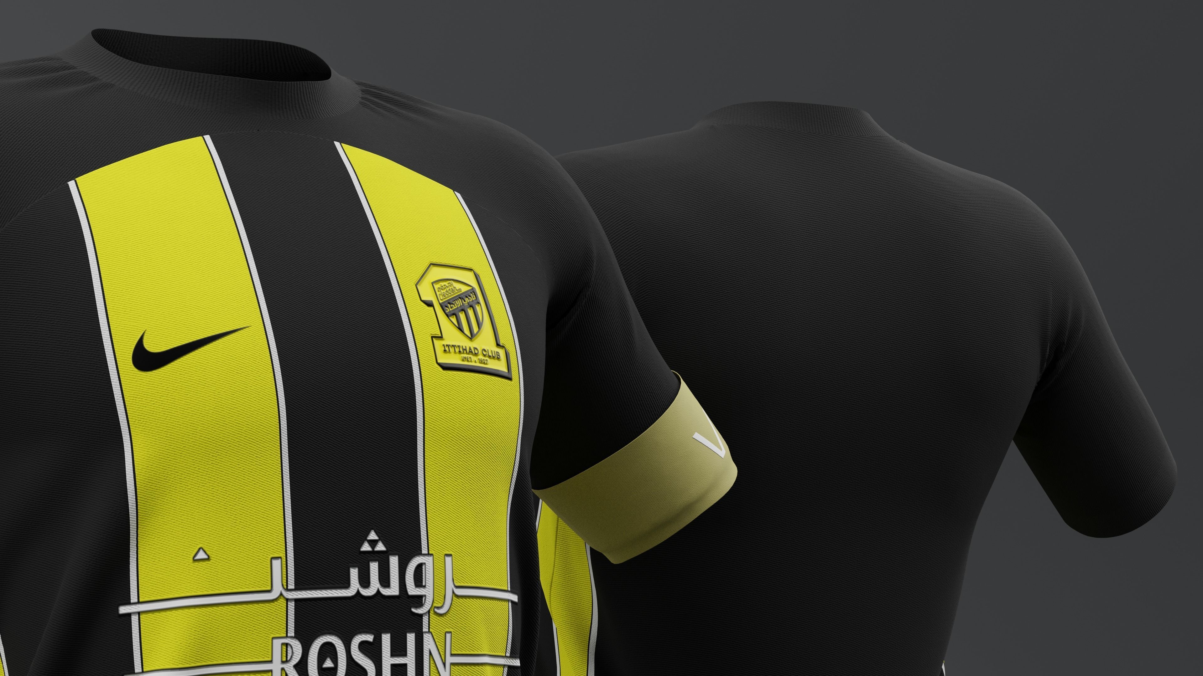 Al Hilal 2023 2024 Home Jersey 3D model_2