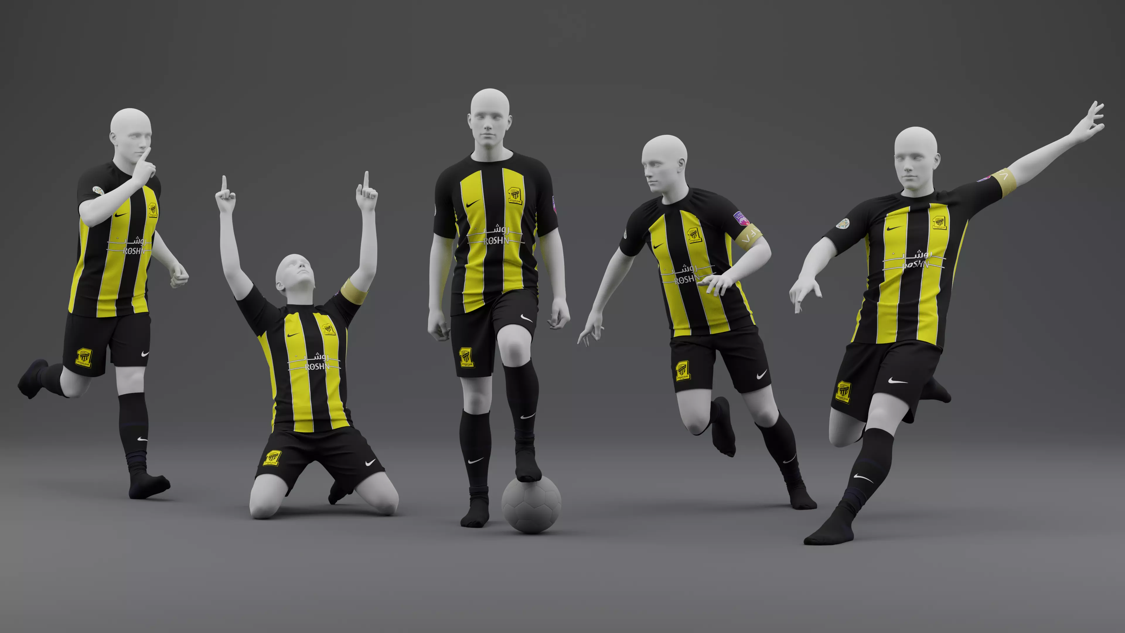 Al Hilal 2023 2024 Home Jersey 3D model_0