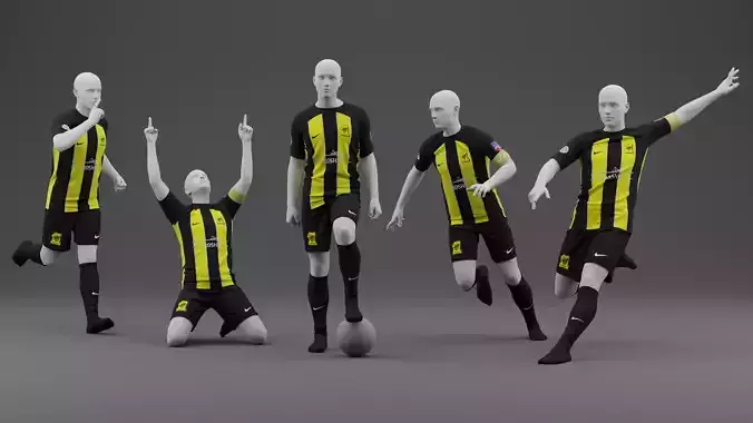 Al Hilal 2023 2024 Home Jersey 3D model