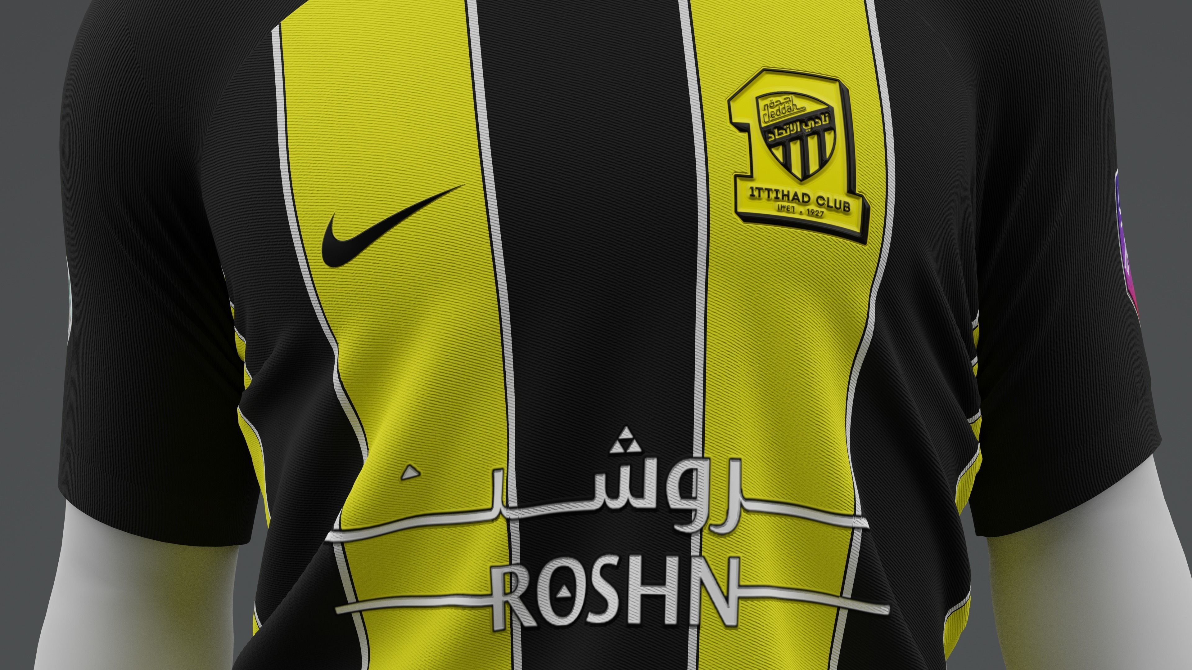 Al Hilal 2023 2024 Home Jersey 3D model_5