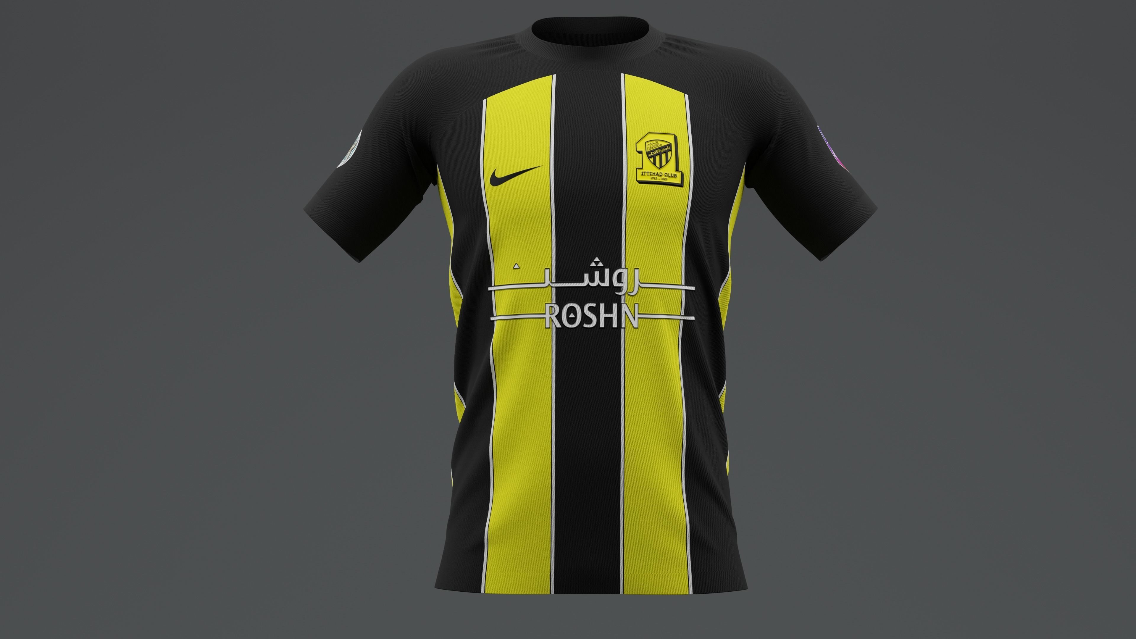 Al Hilal 2023 2024 Home Jersey 3D model_13