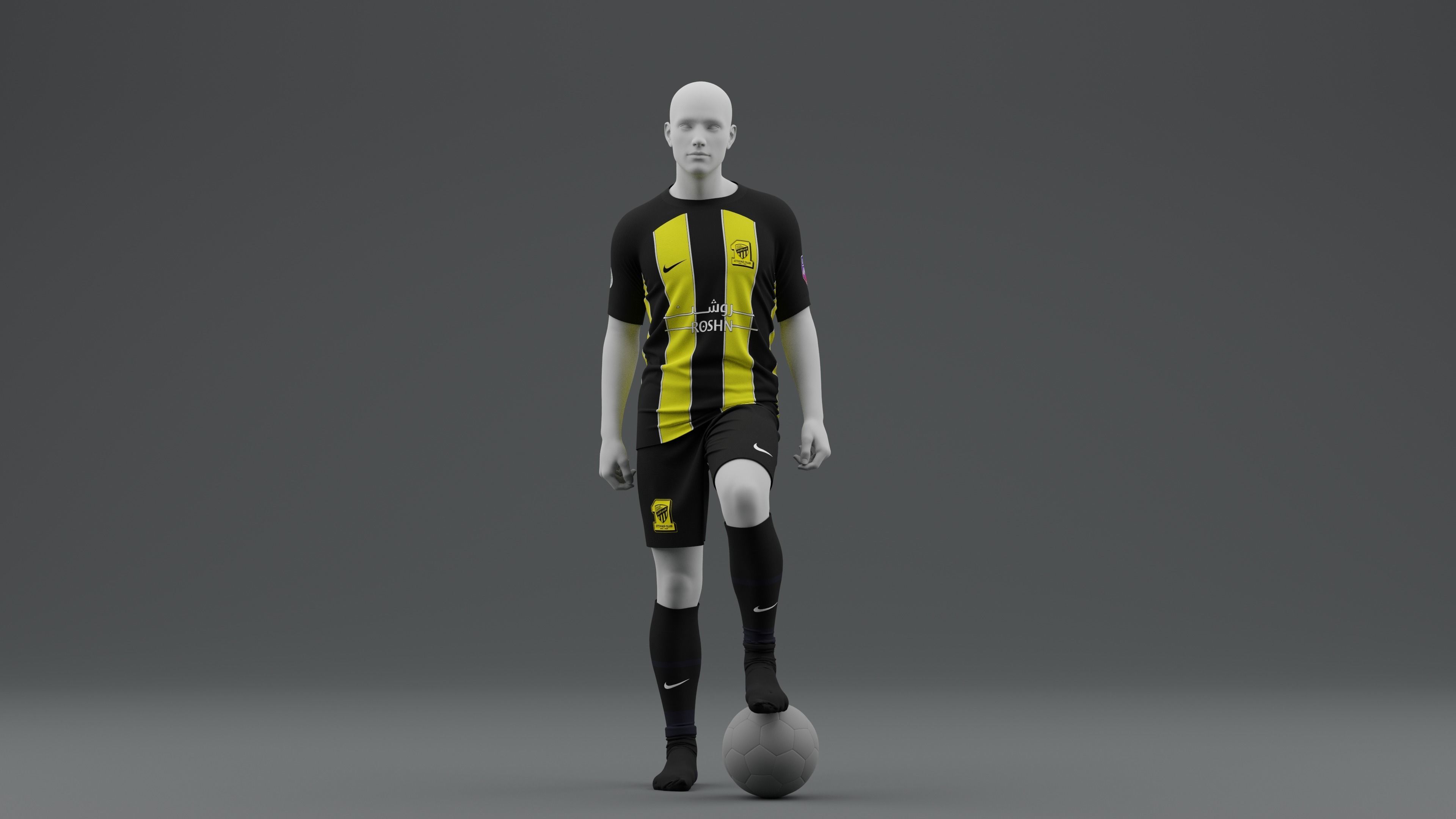 Al Hilal 2023 2024 Home Jersey 3D model_19