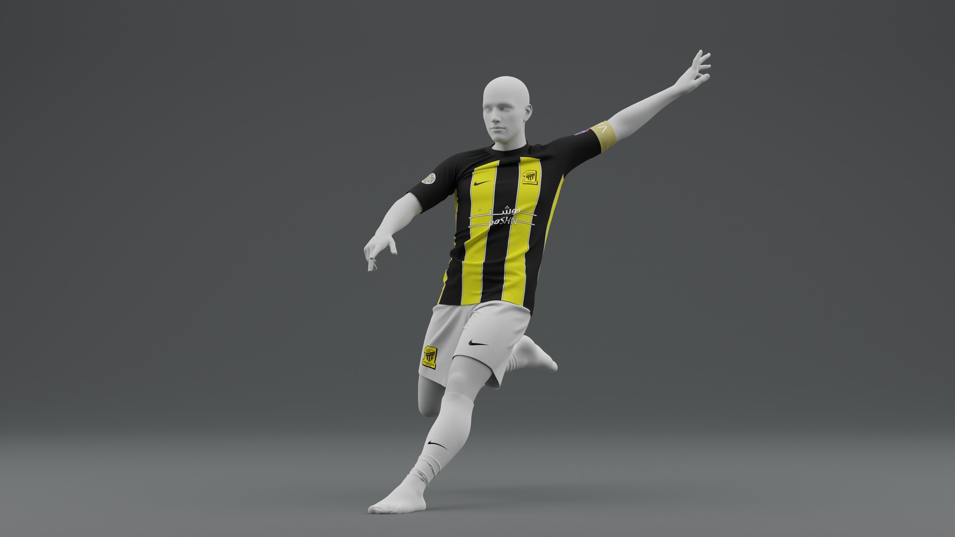 Al Hilal 2023 2024 Home Jersey 3D model_25