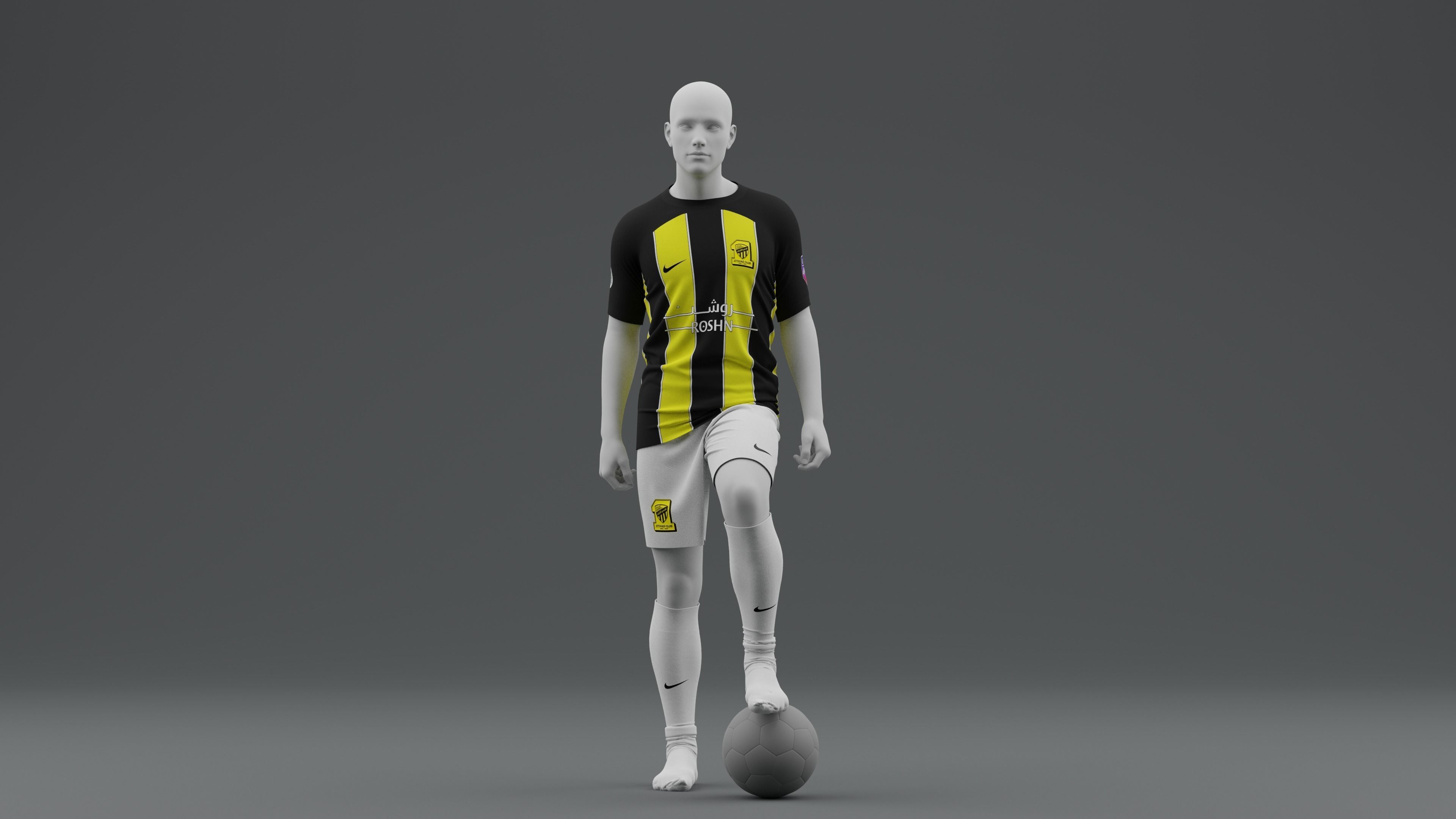 Al Hilal 2023 2024 Home Jersey 3D model_24