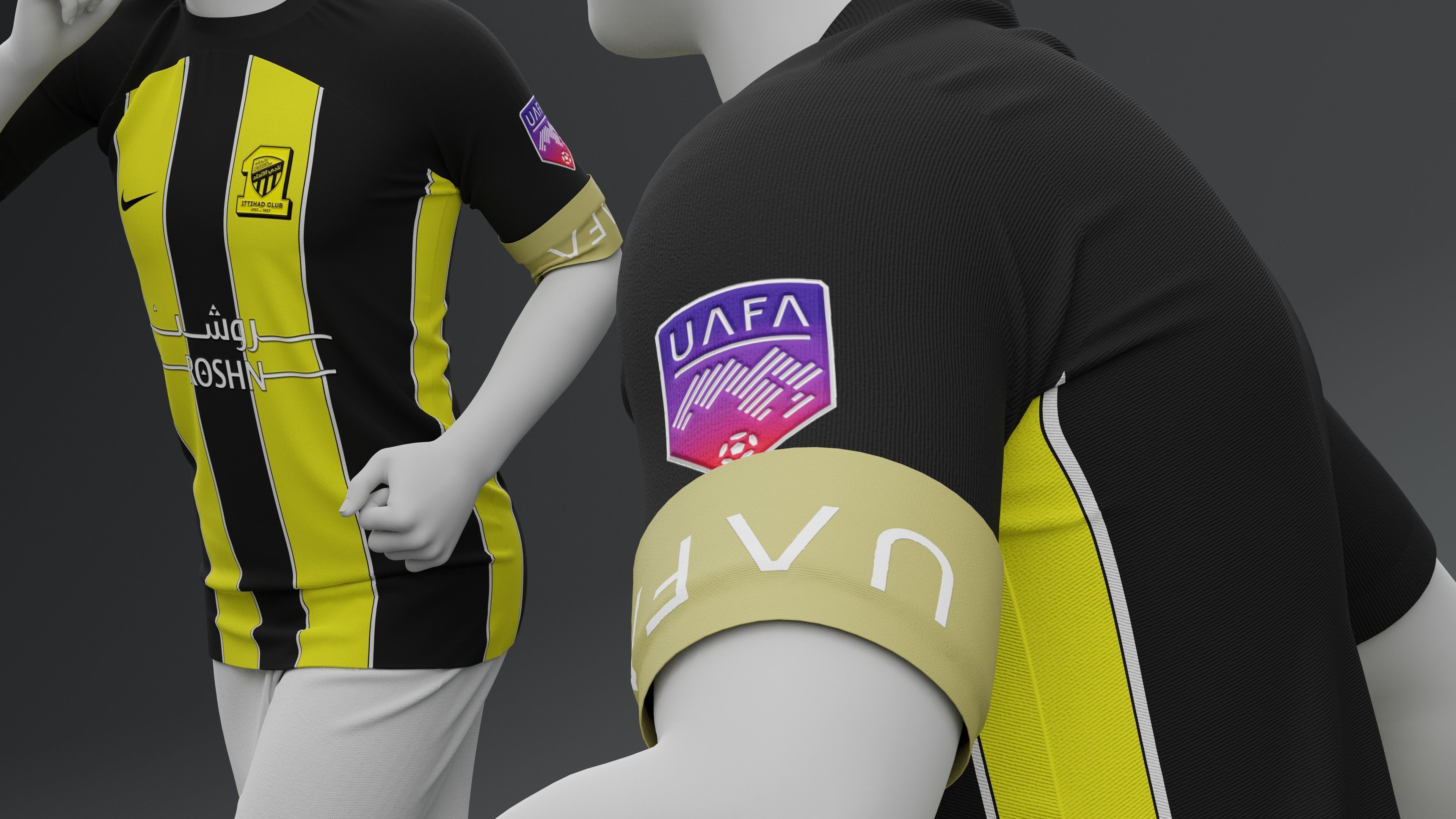 Al Hilal 2023 2024 Home Jersey 3D model_8