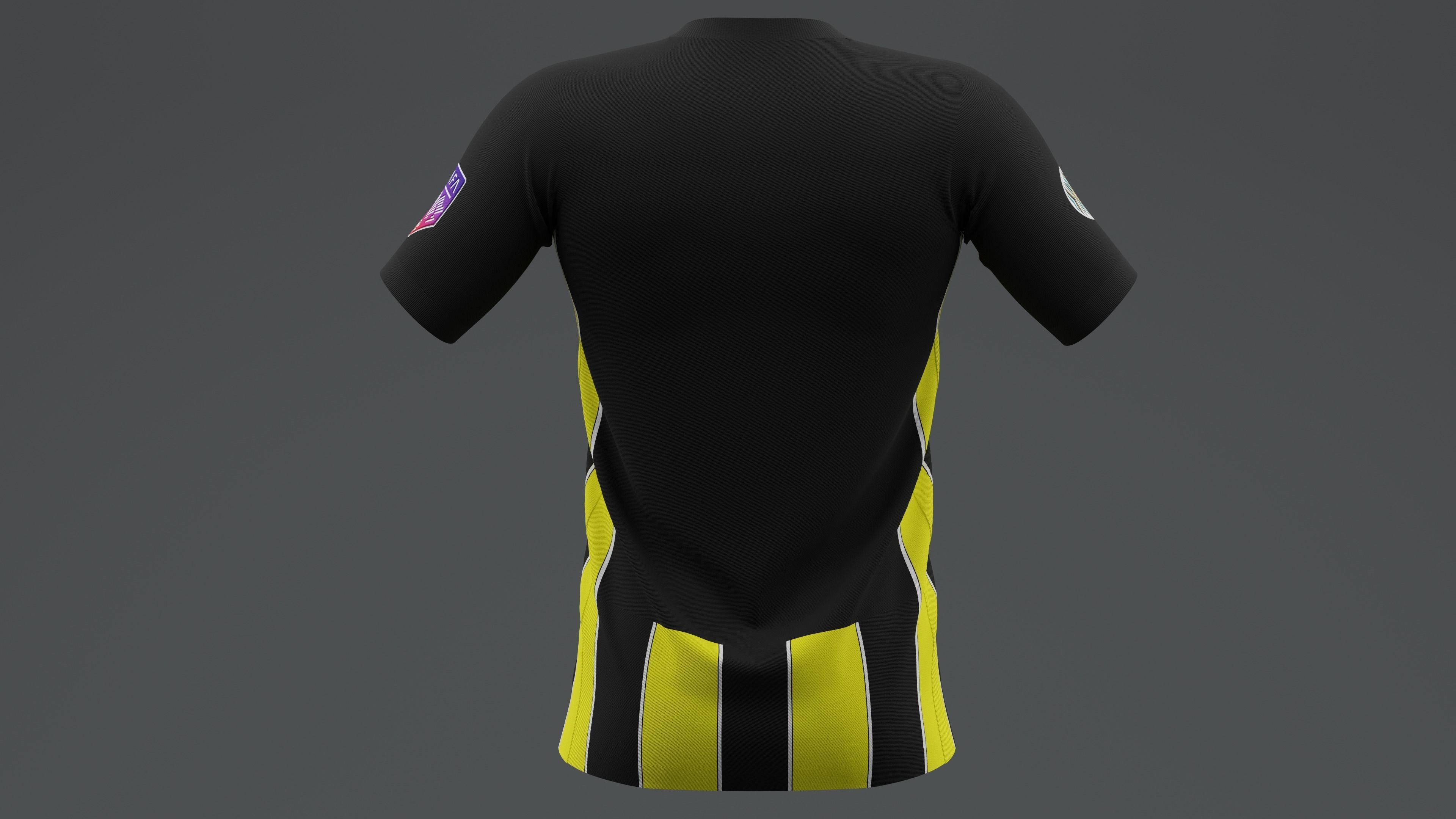 Al Hilal 2023 2024 Home Jersey 3D model_14