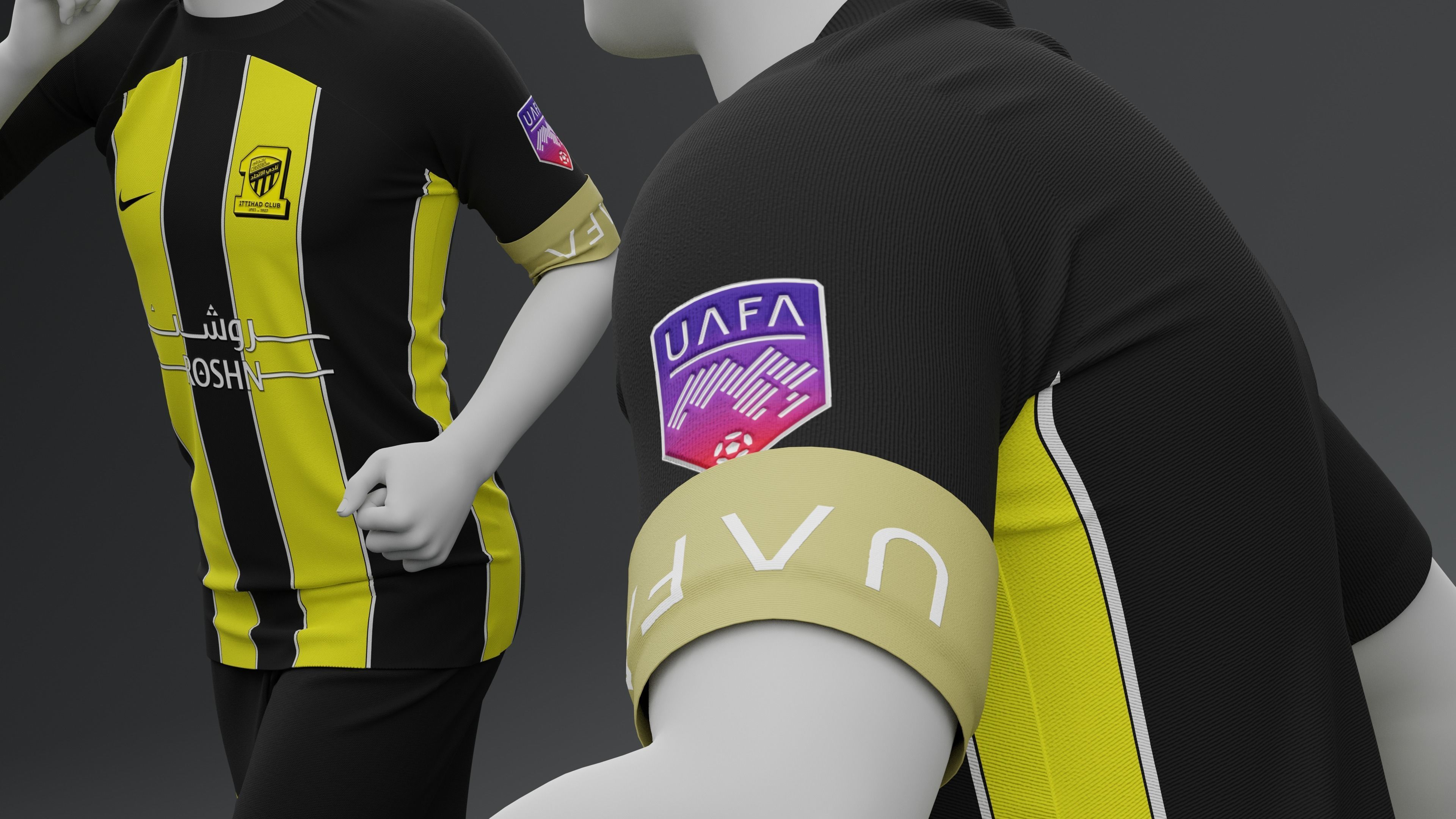 Al Hilal 2023 2024 Home Jersey 3D model_7