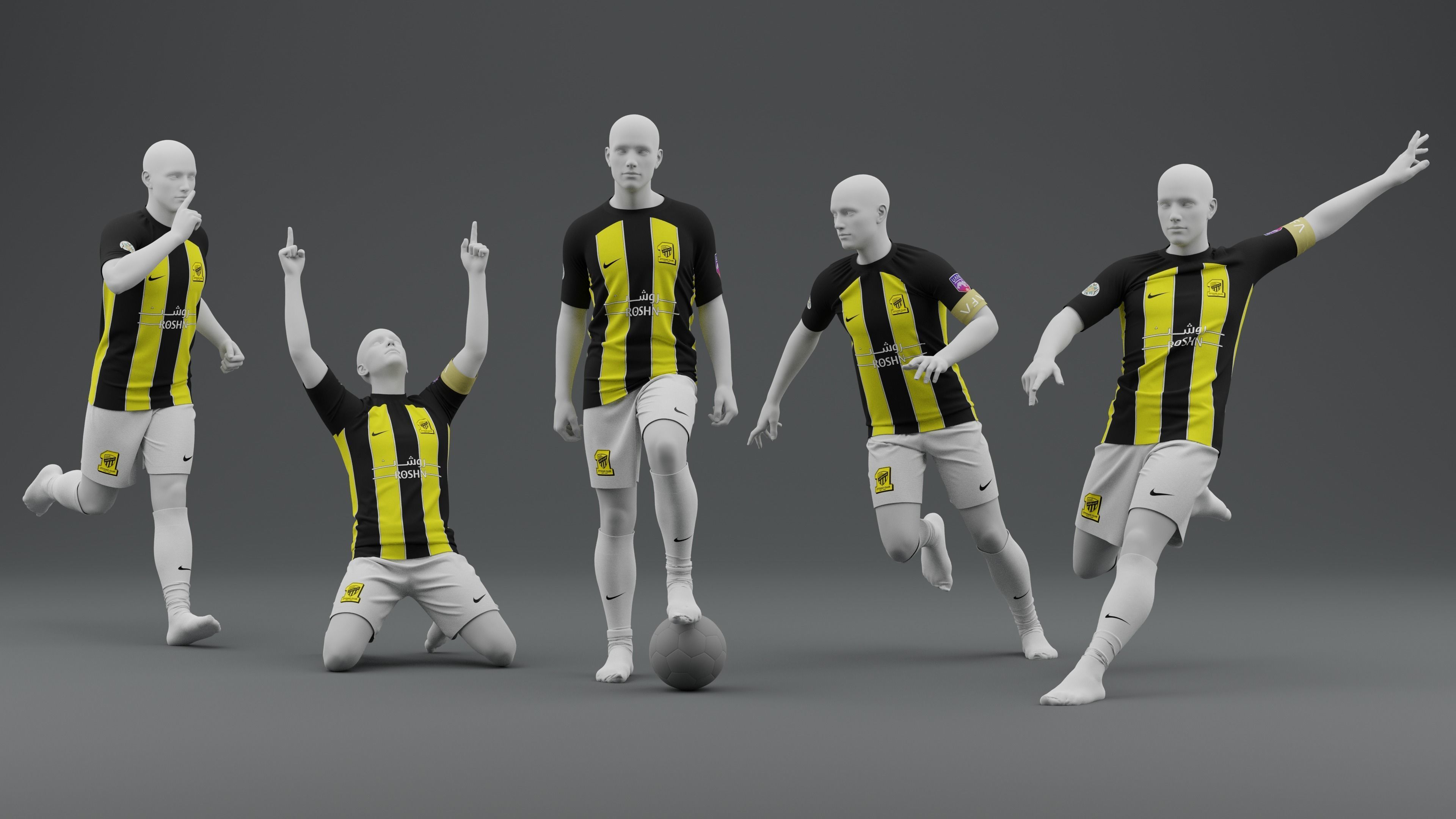 Al Hilal 2023 2024 Home Jersey 3D model_1