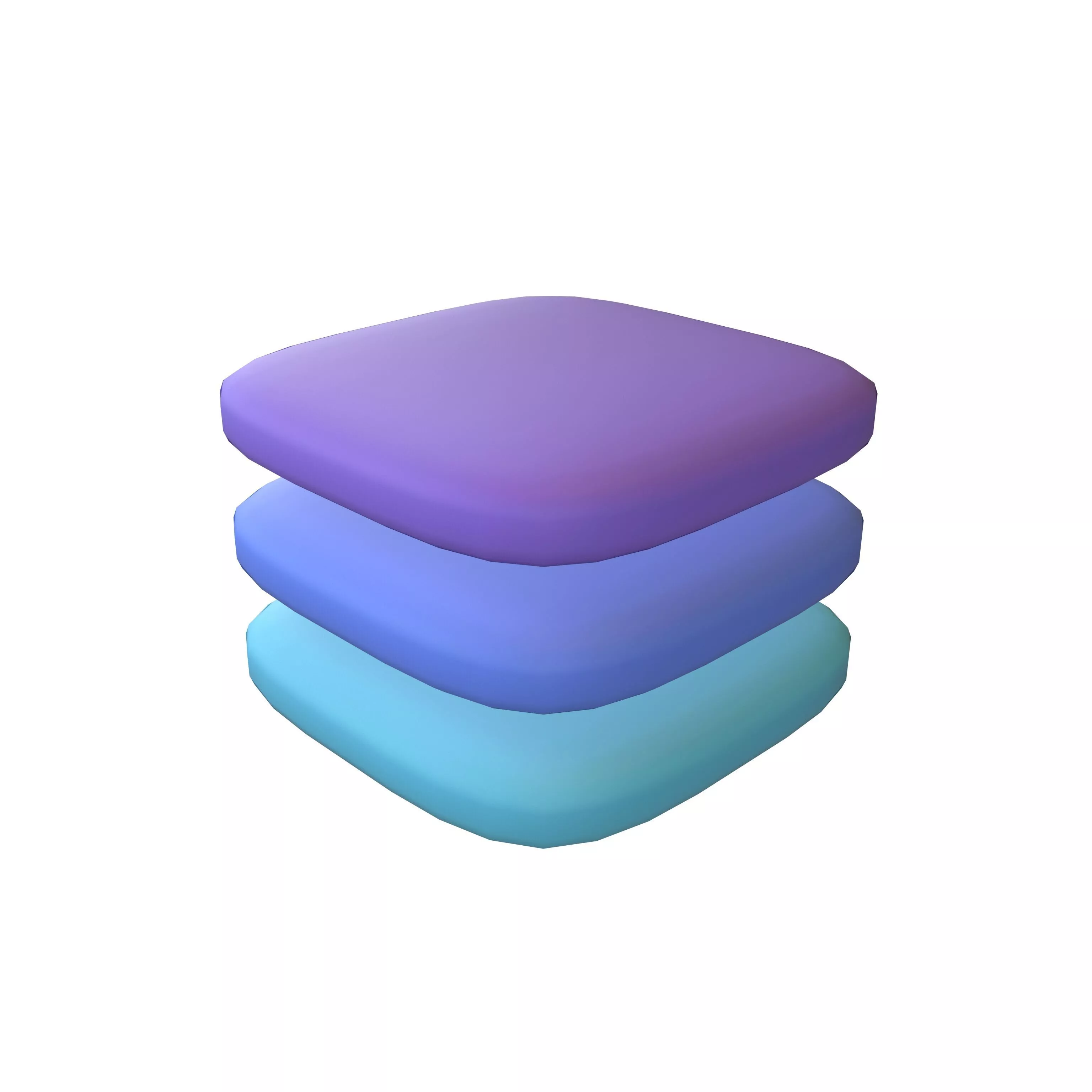 Layers Icon V1 002 Low-poly 3D model