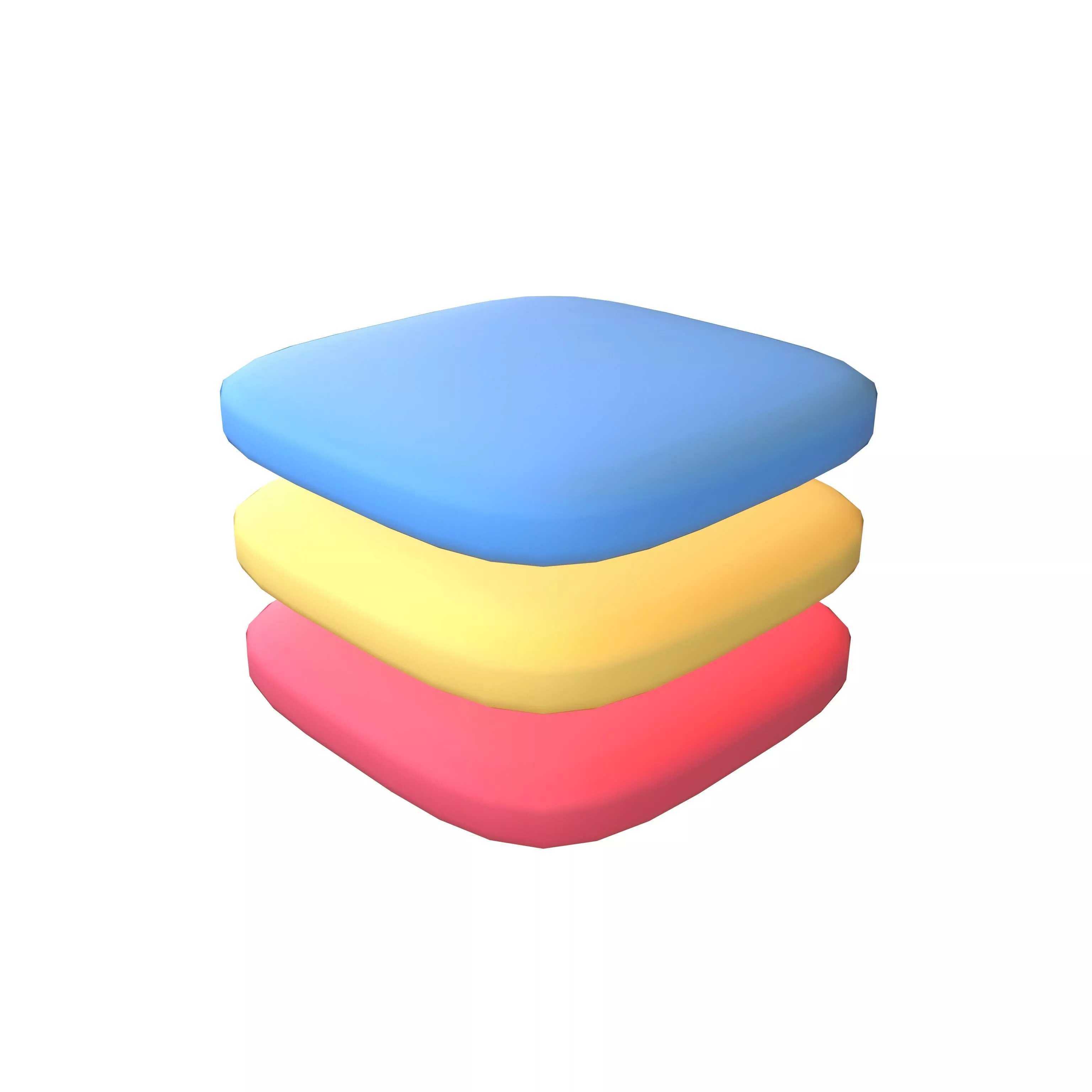 Layers Icon V1 003 Low-poly 3D model