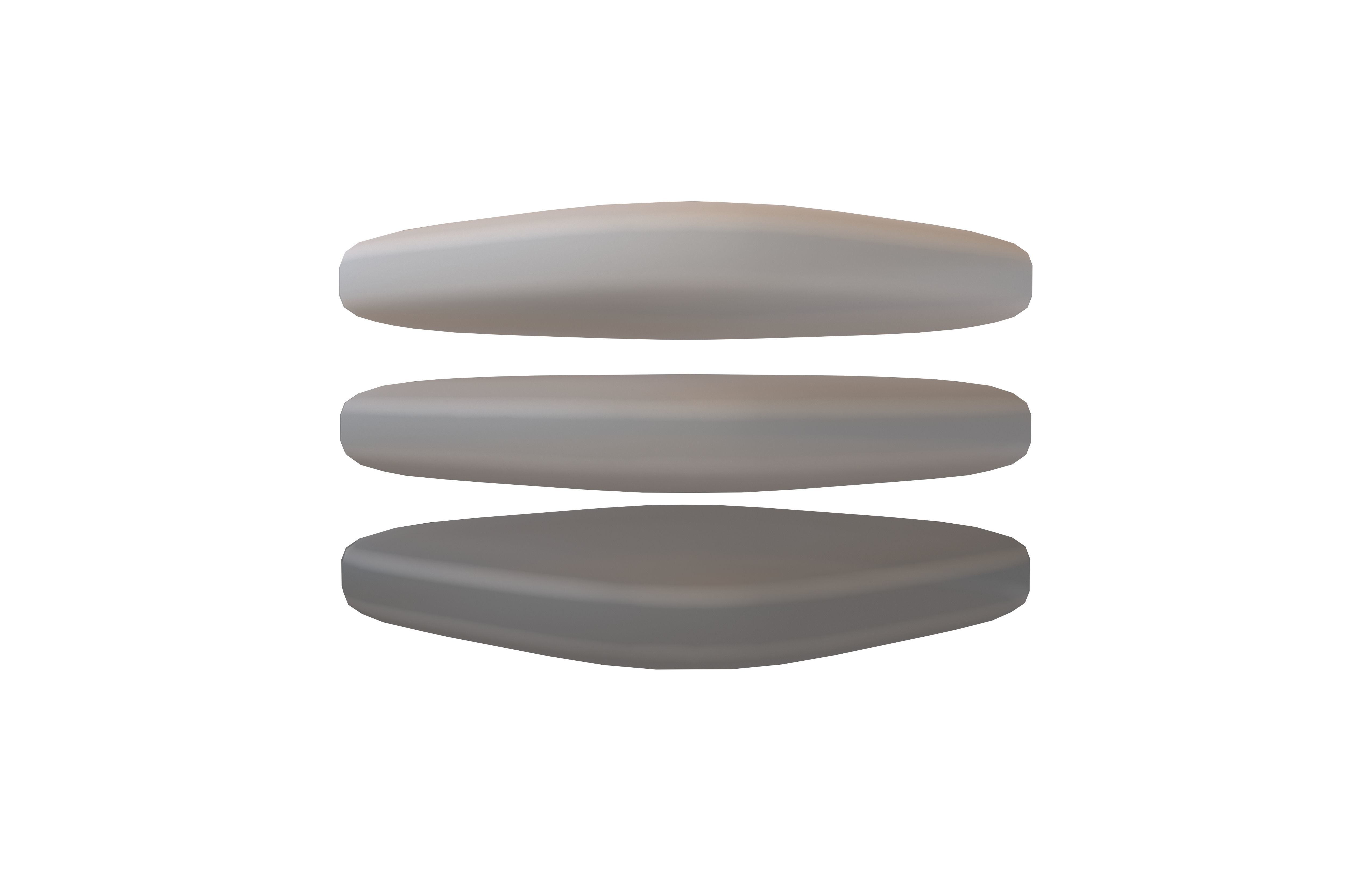 Layers Icon V1 005 Low-poly 3D model_2