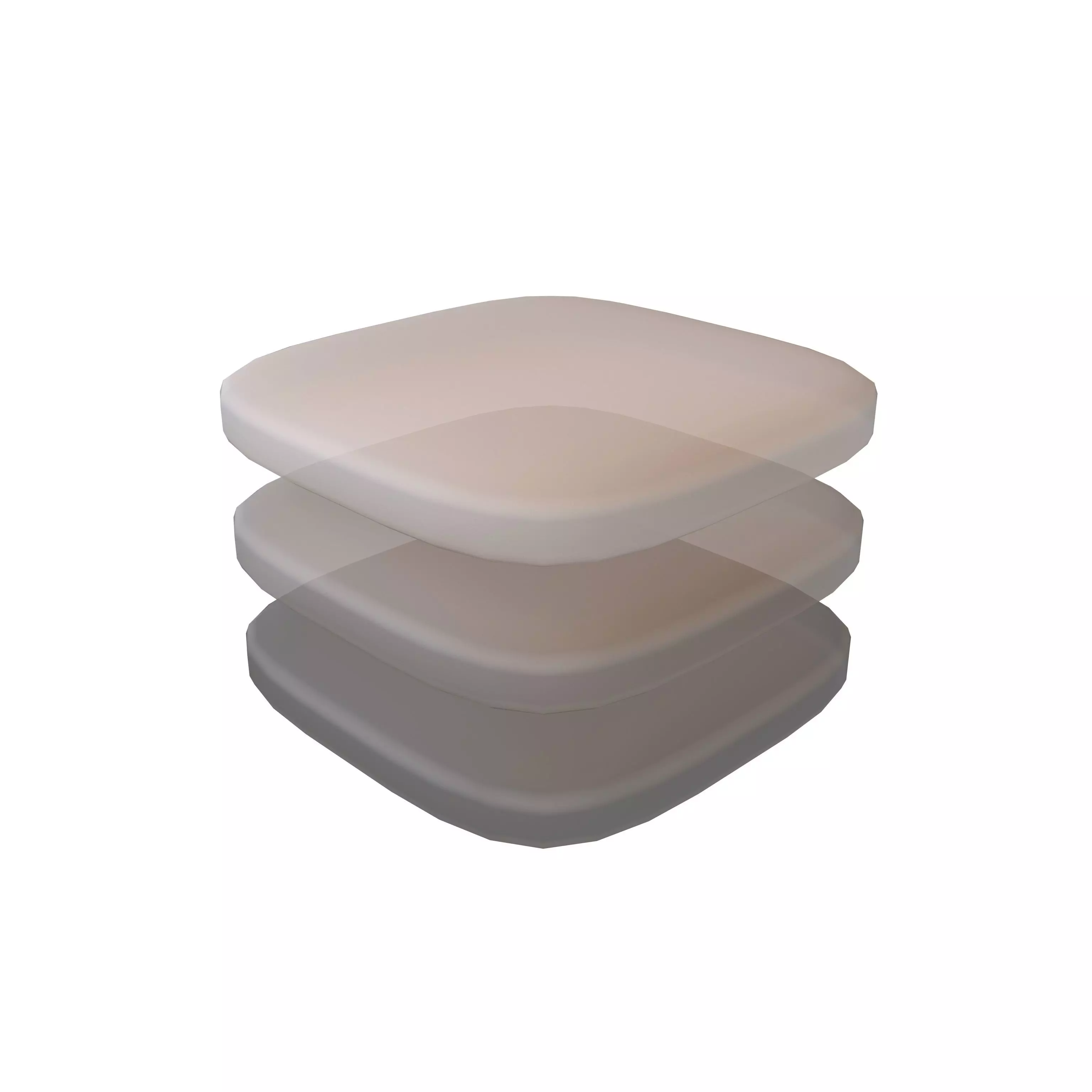 Layers Icon V1 005 Low-poly 3D model_0