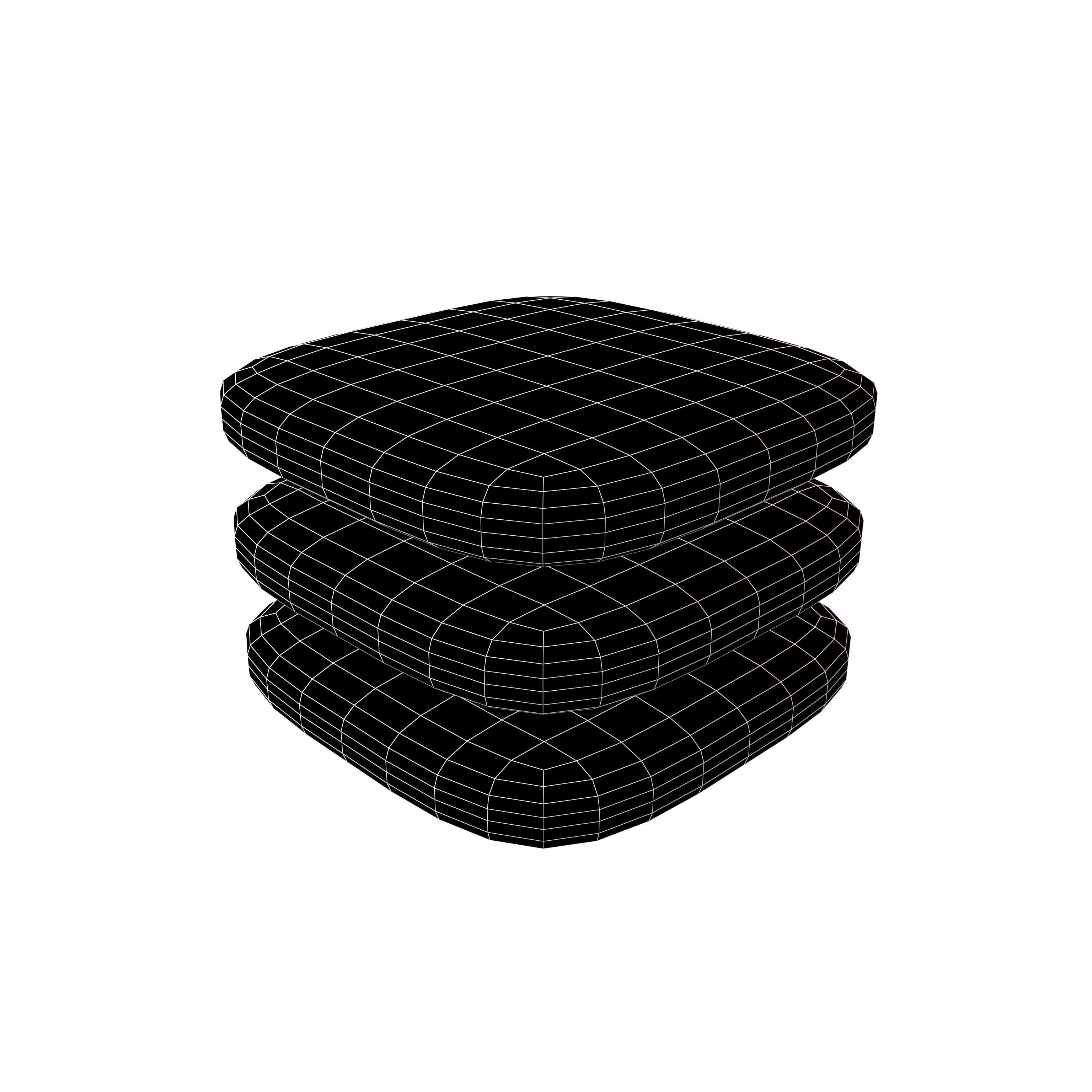 Layers Icon V1 008 Low-poly 3D model_4