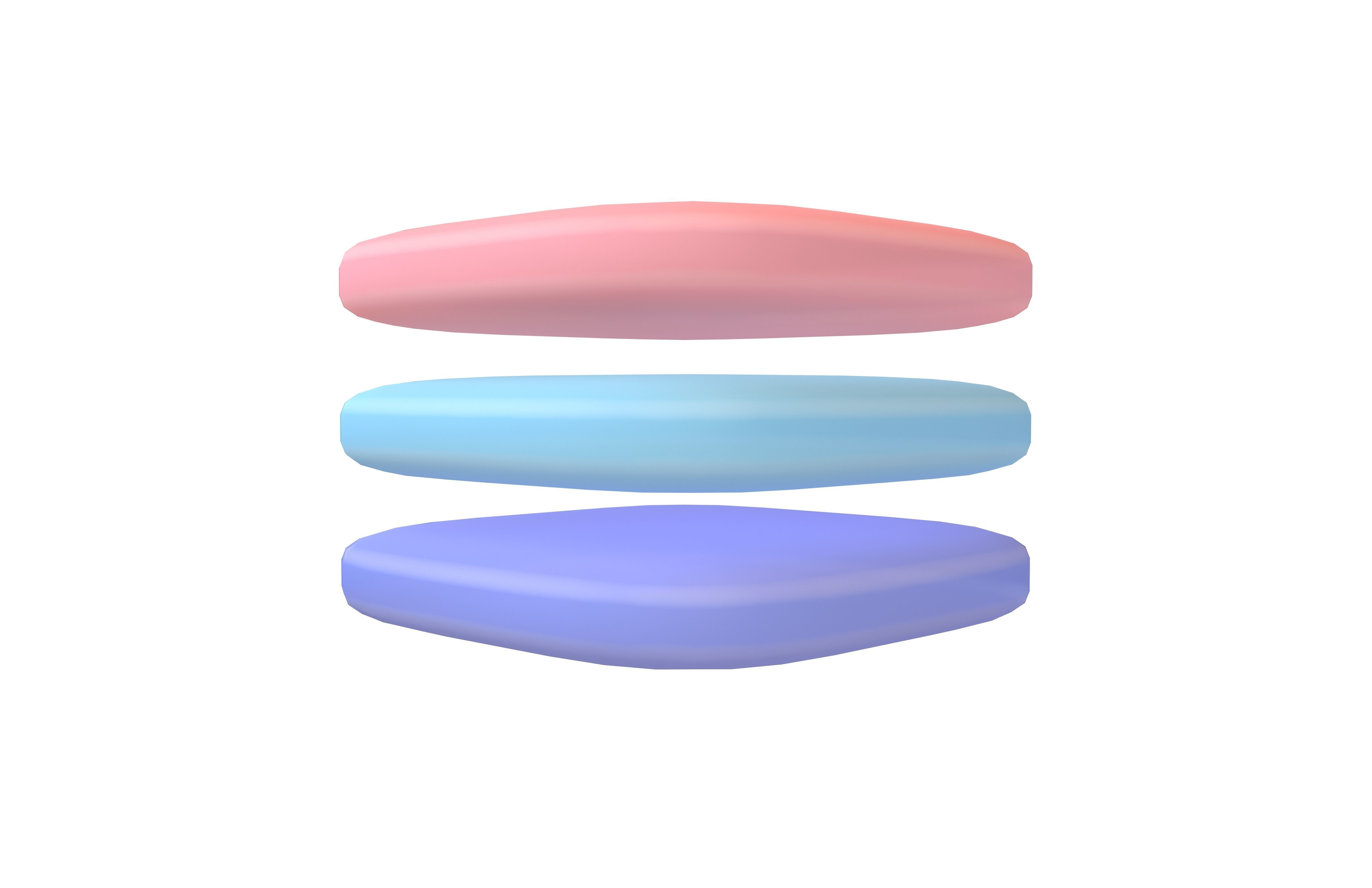 Layers Icon V1 008 Low-poly 3D model_1