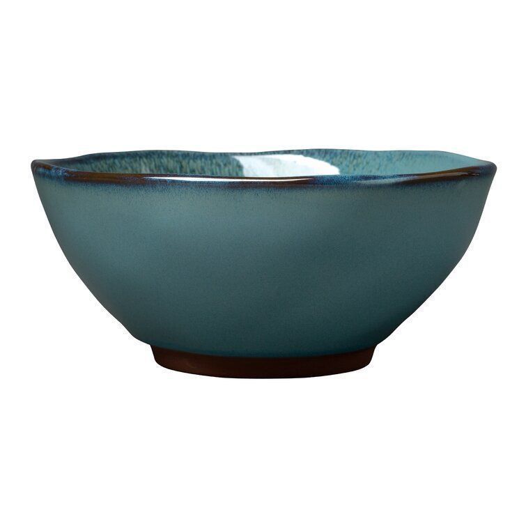 Sango Toren Denim Blue Stoneware Dinnerware Set 3D model_5