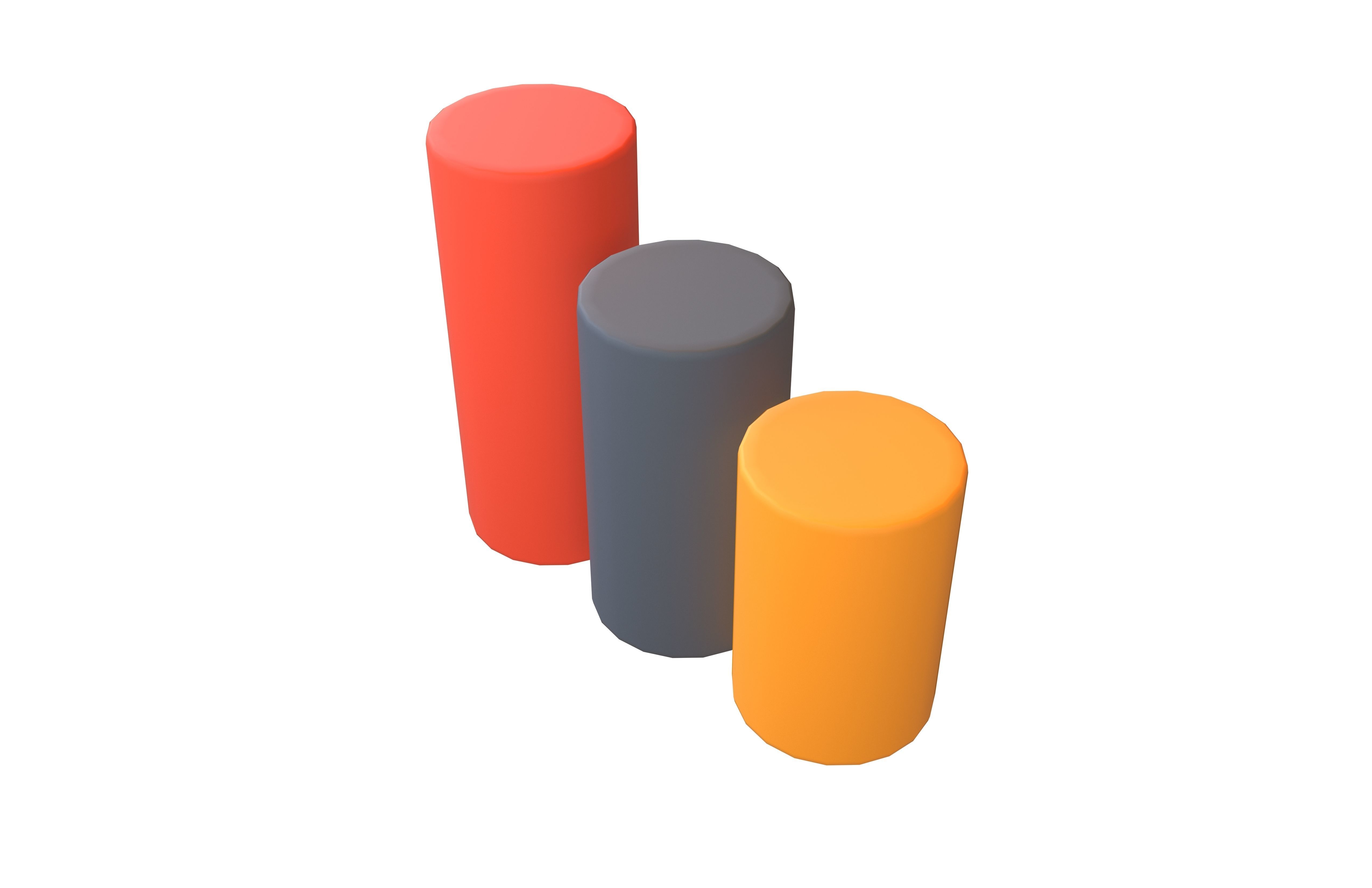 Chart Icon V1 002 Low-poly 3D model_1