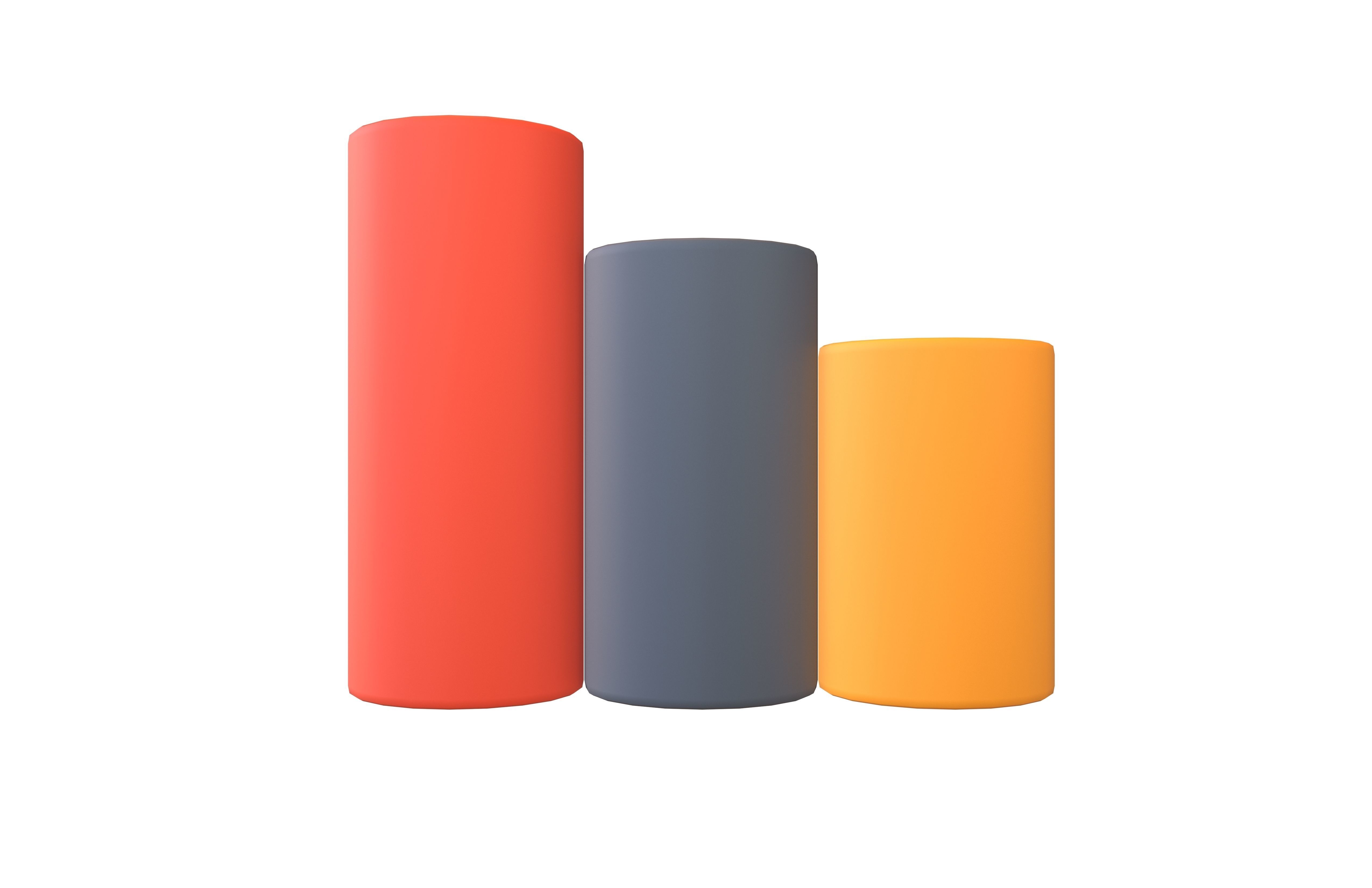 Chart Icon V1 002 Low-poly 3D model_2