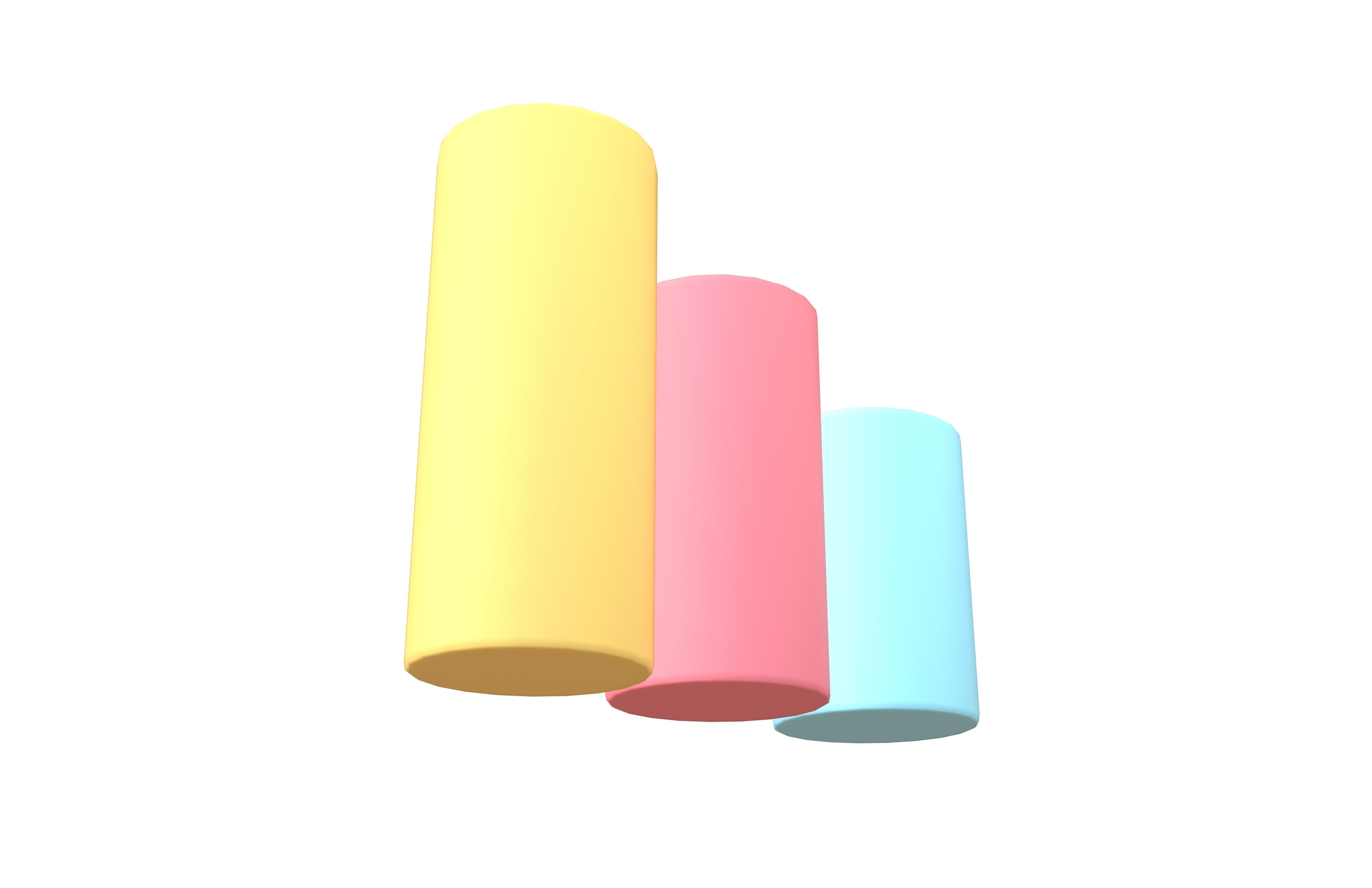 Chart Icon V1 003 Low-poly 3D model_3