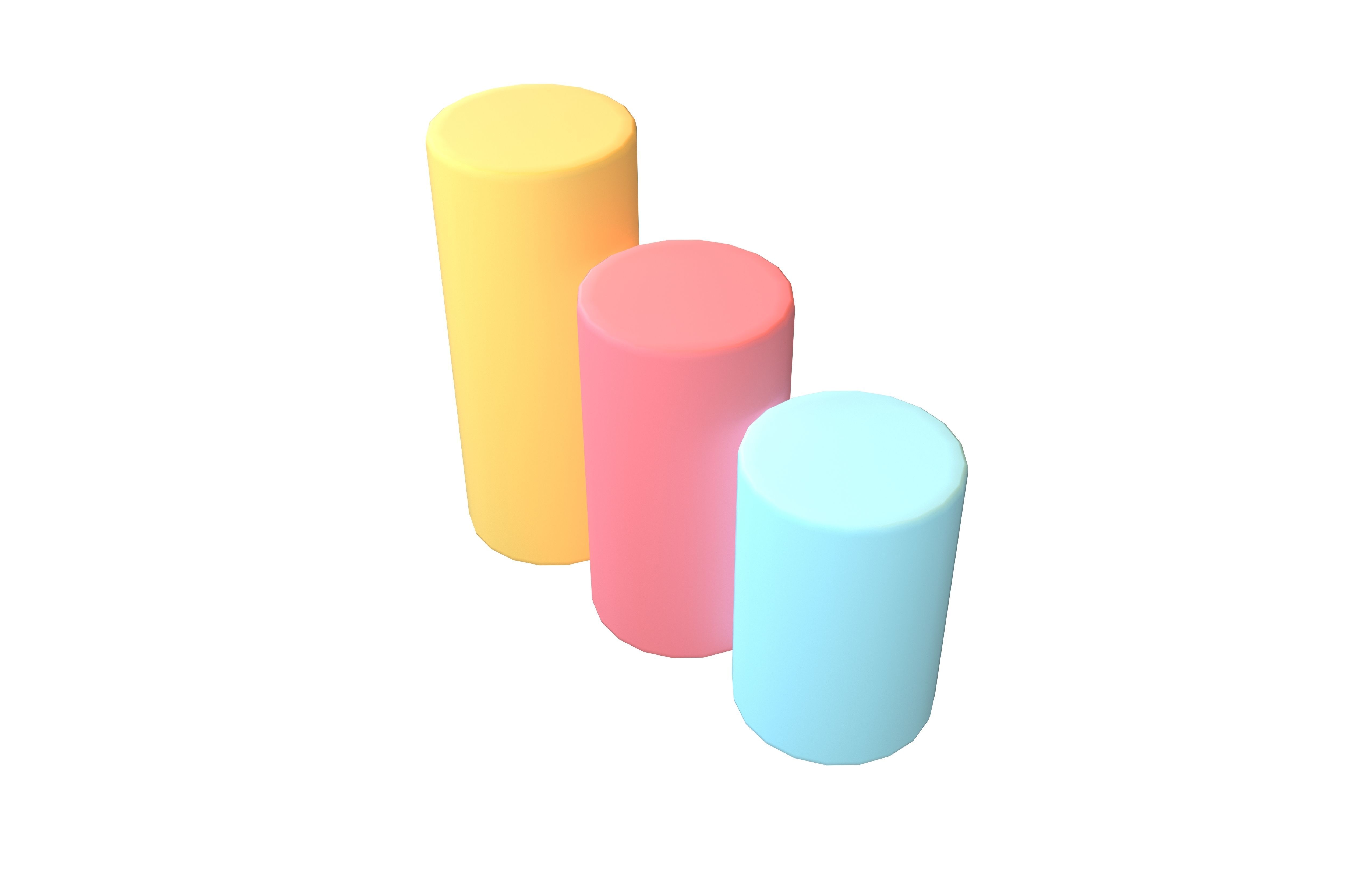 Chart Icon V1 003 Low-poly 3D model_2