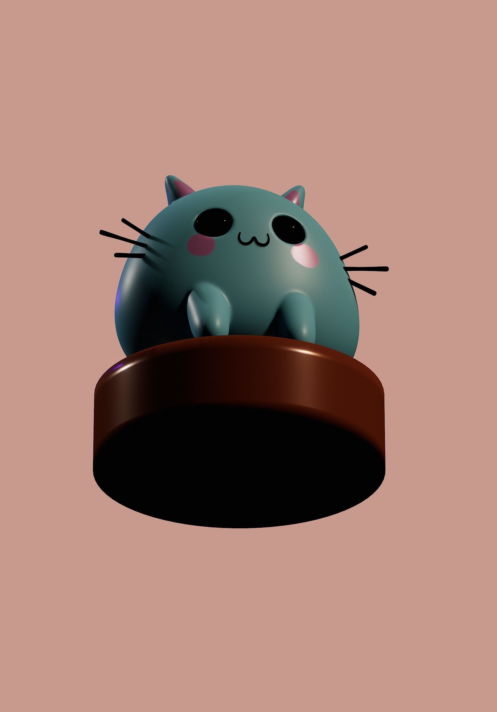 Cutie cat 3D model_6