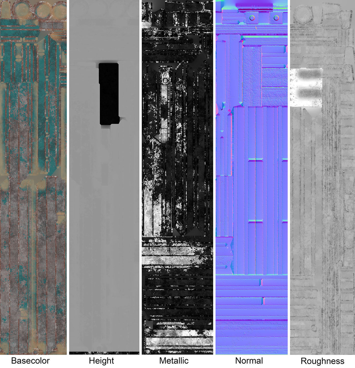 Ironwork Tools Rack 3 Low-poly 3D model_16