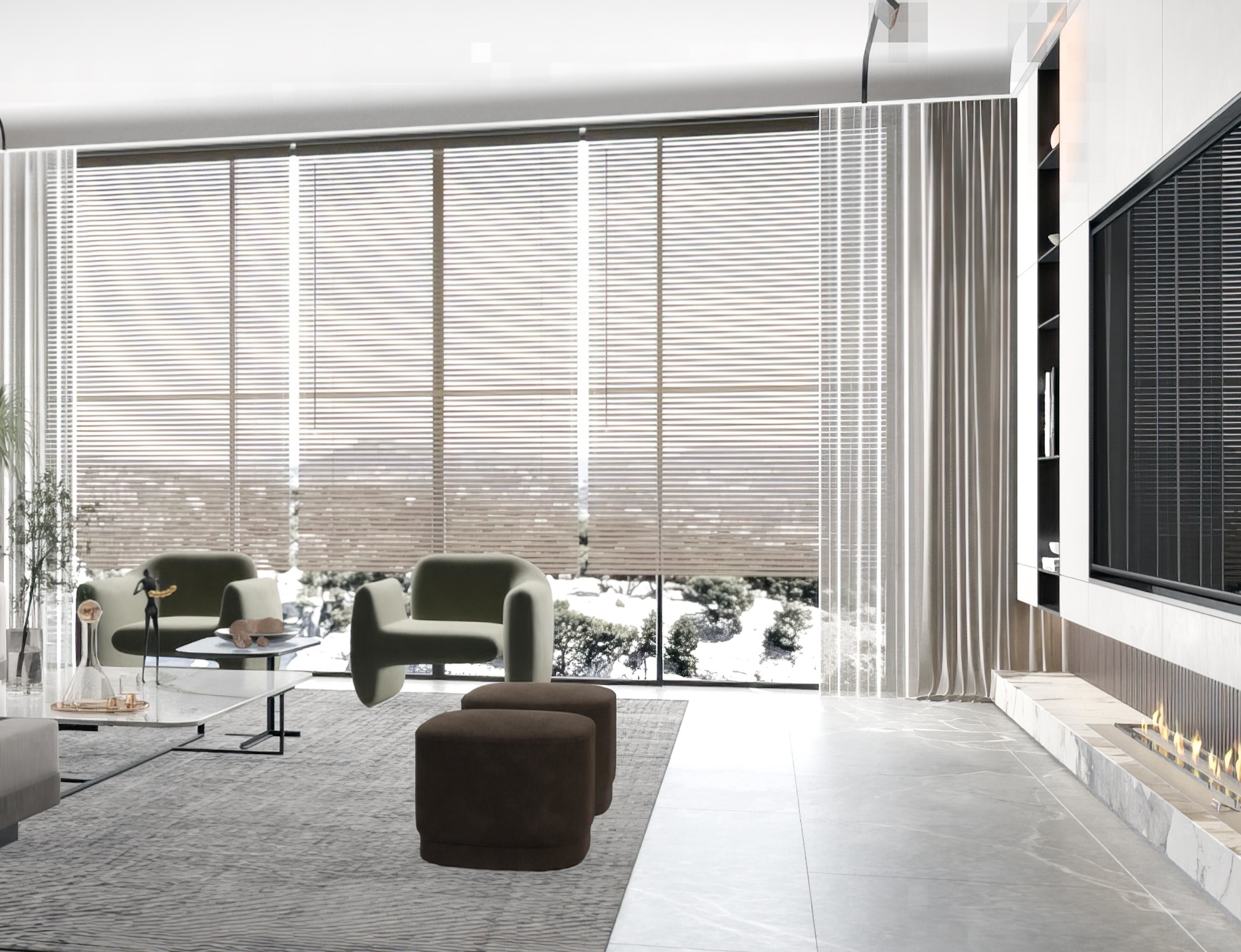 living Modern room 3D model_3