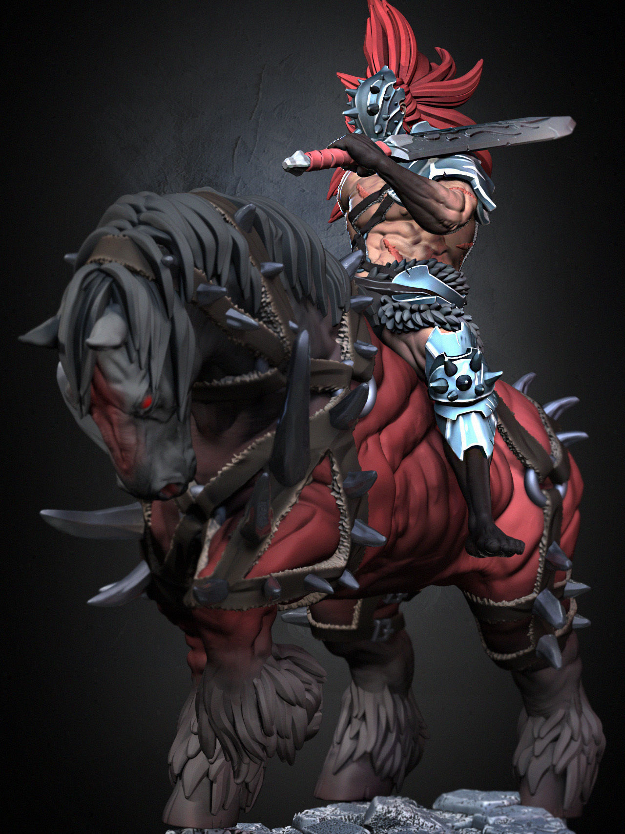 War - Four Horsemen 3D print model_6