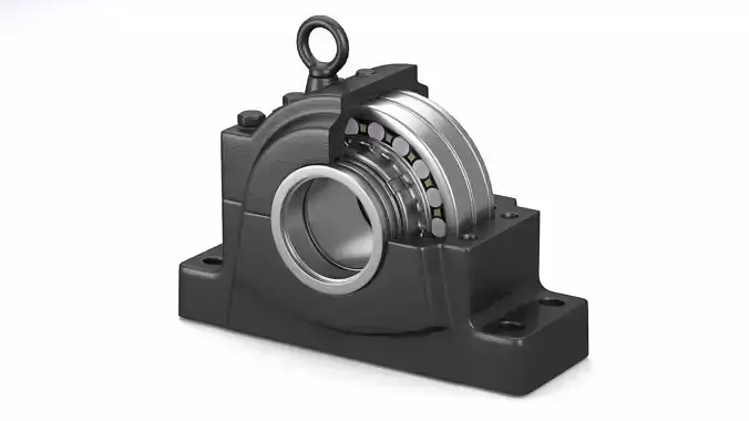 Bearing Block Assembly 3D model