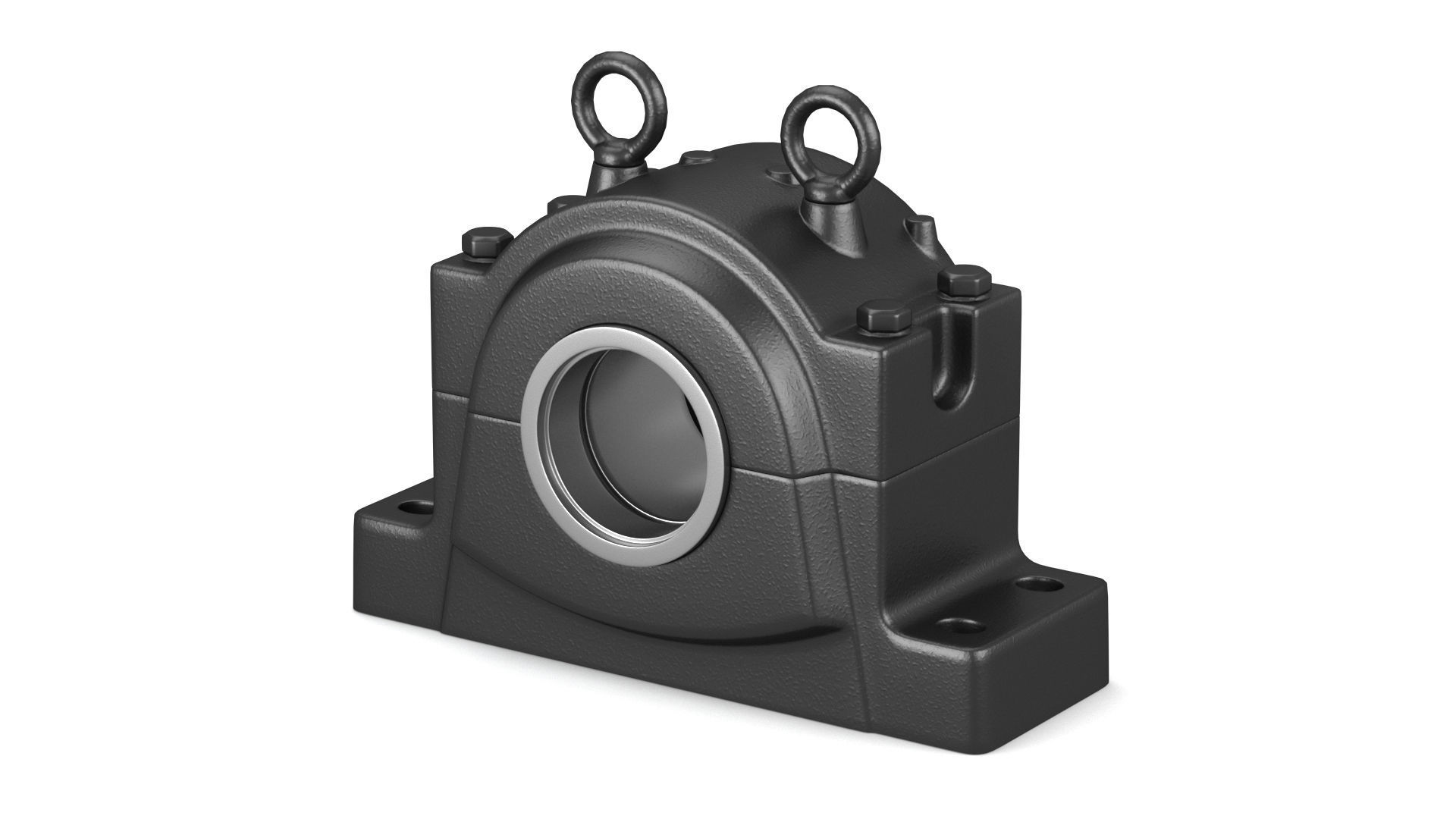 Bearing Block Assembly 3D model_2