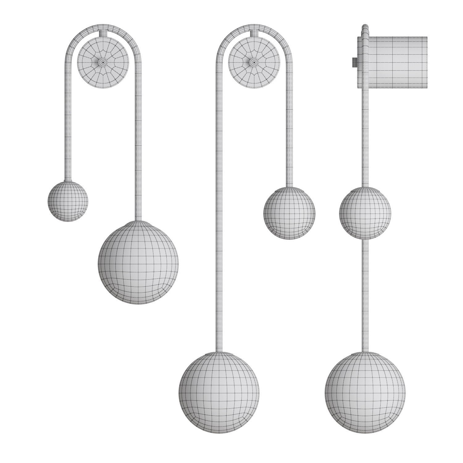 Wall lamp ADIGE 3D model_3