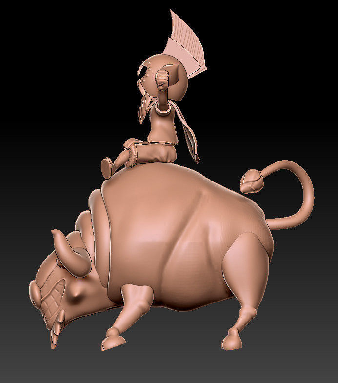 luffy buffalo cover 3D print model_1