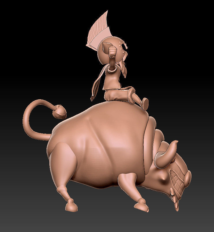 luffy buffalo cover 3D print model_3