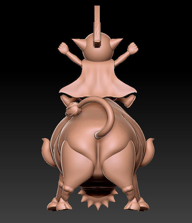 luffy buffalo cover 3D print model_2