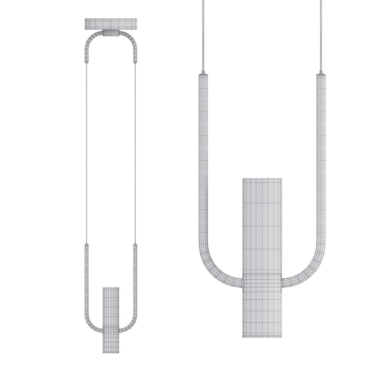 Pendant lamp Pipe 3D model_2