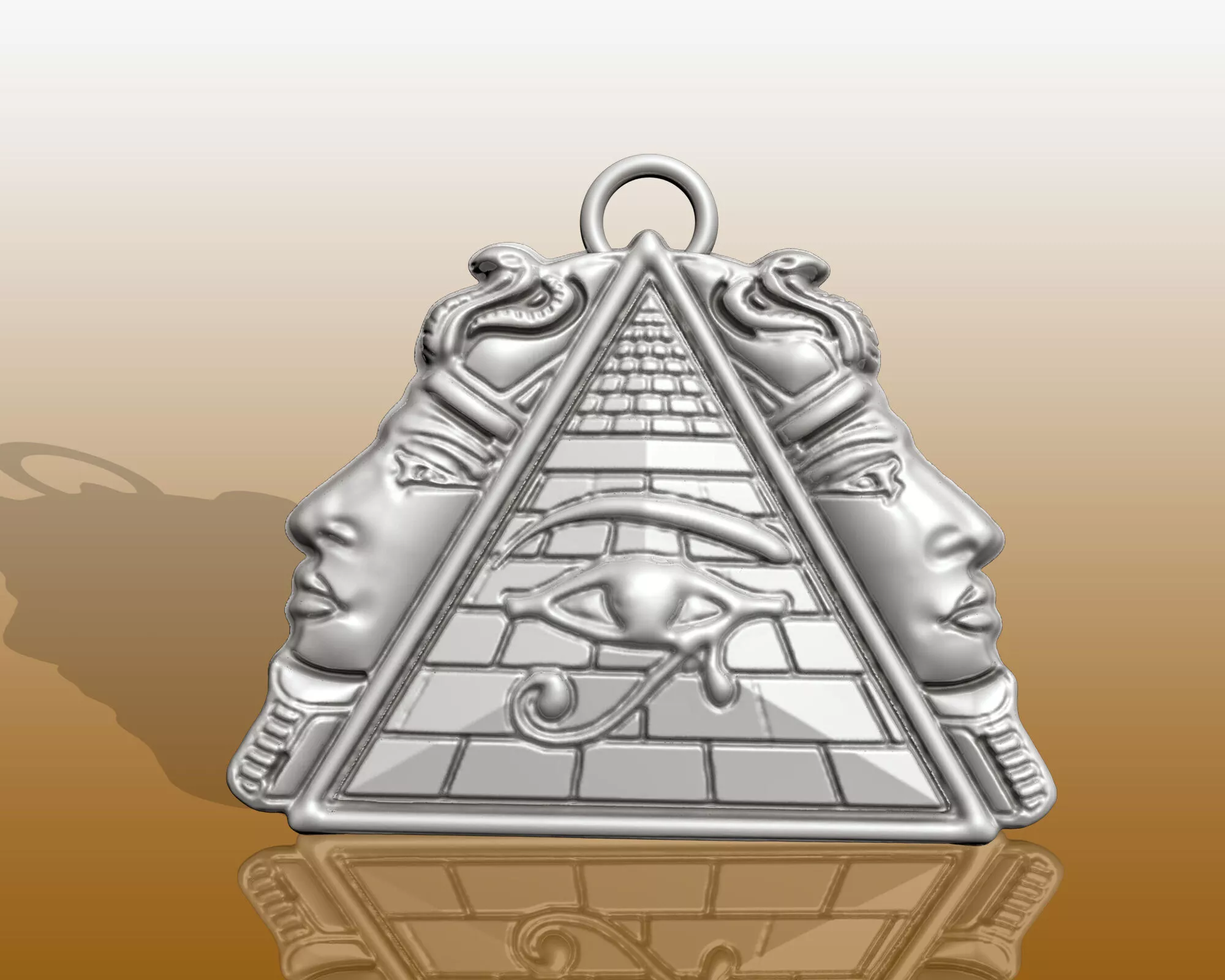 Eye Horus in Ancient Egypt Pendant 3D print model