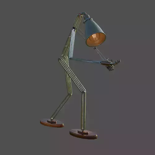 Lamphead Robot Character 3D model