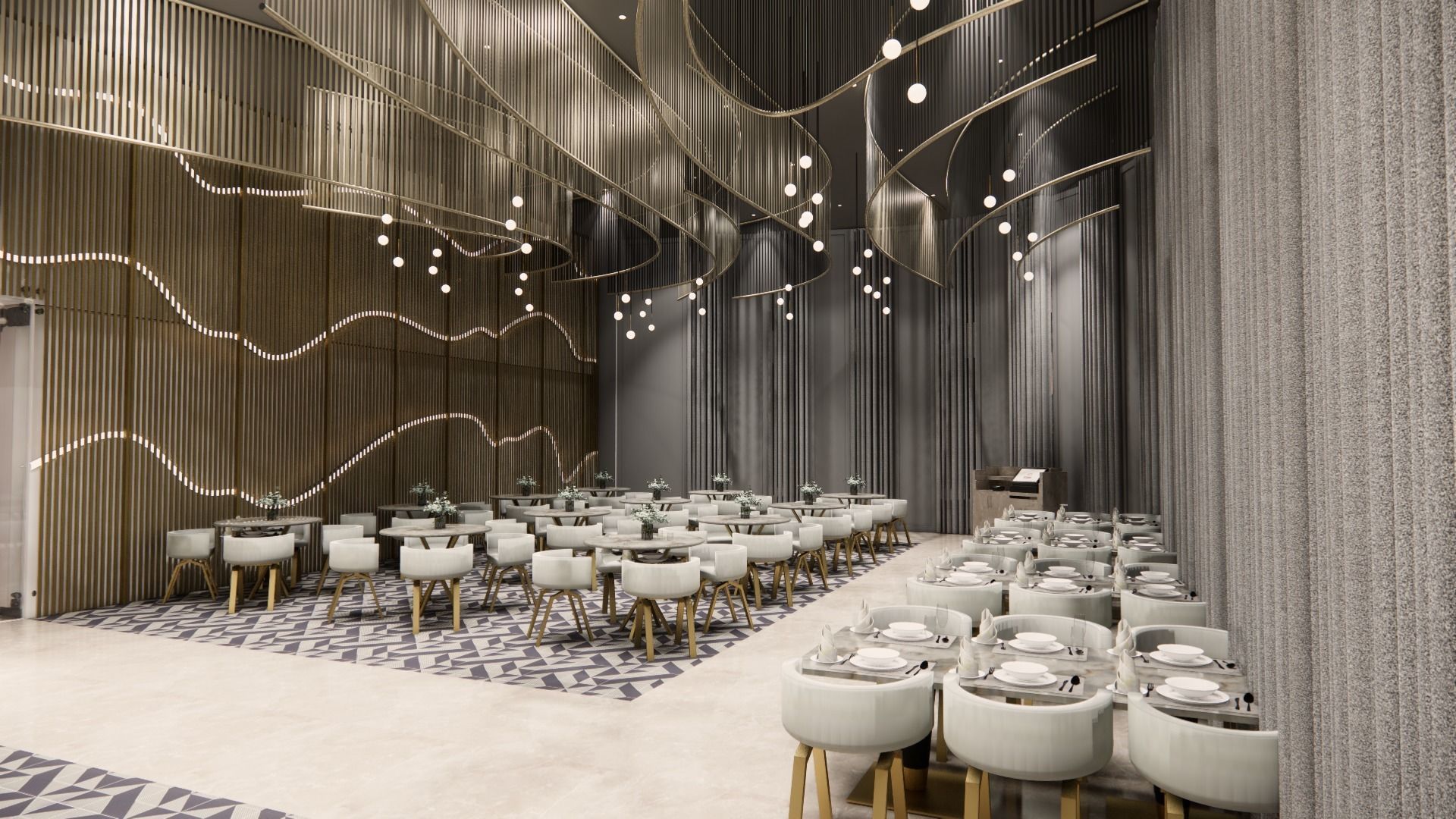 Banquet Hall 3D model_8